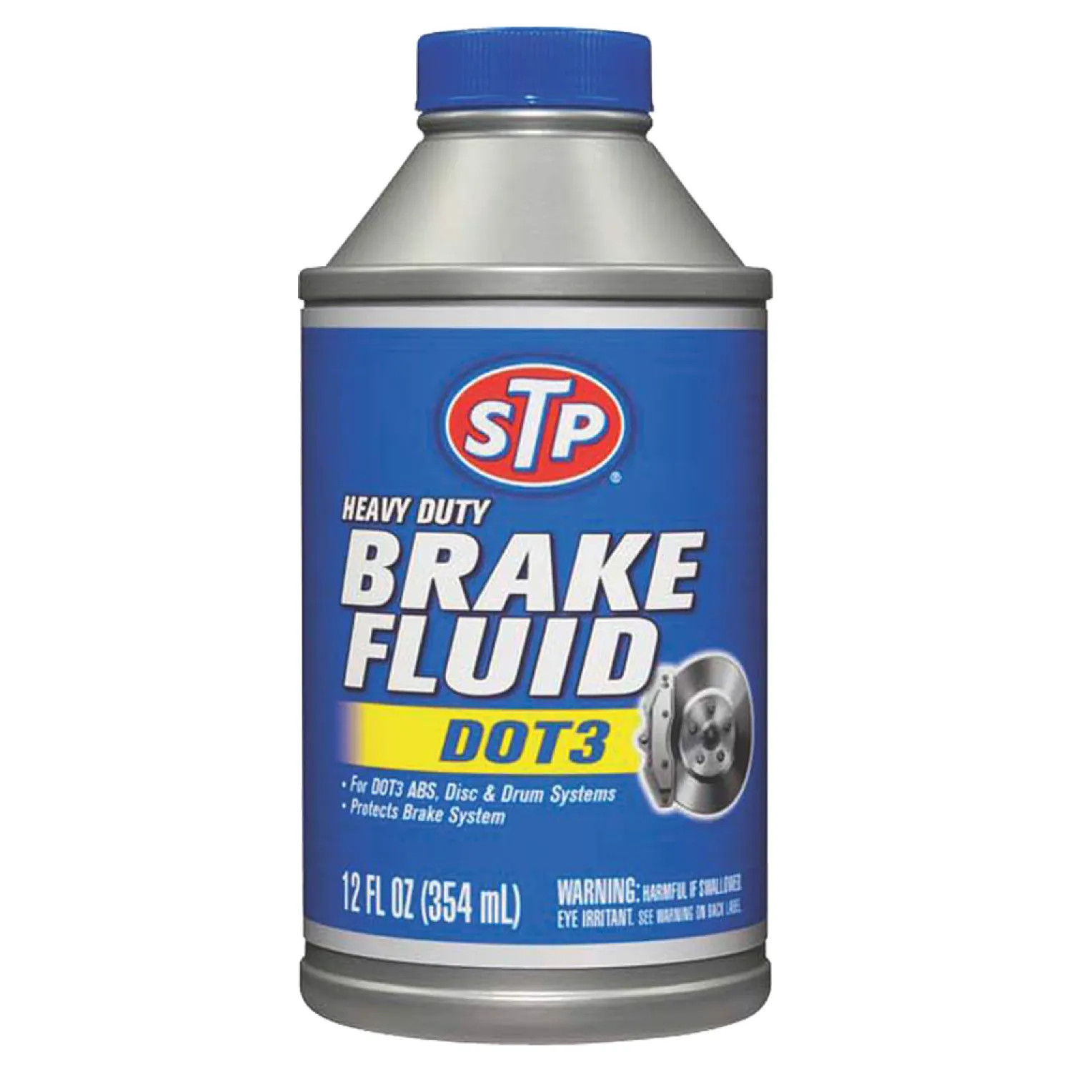 STP 203 STP 00203 Heavy Duty Brake Fluid, 12 oz, Light Amber, Liquid