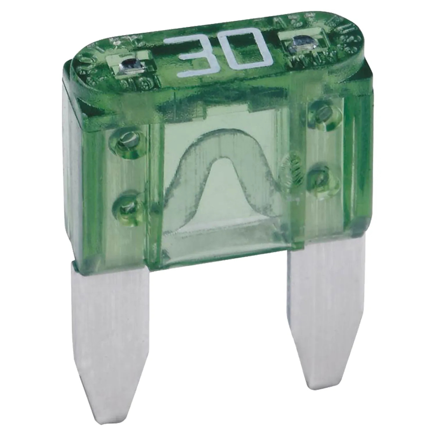 Bussman BP/ATM-30-RP Bussmann ATM-30-RP Automotive Mini Non-Indicating Fast Acting Fuse, 32 VDC, 30 A, 1 kA