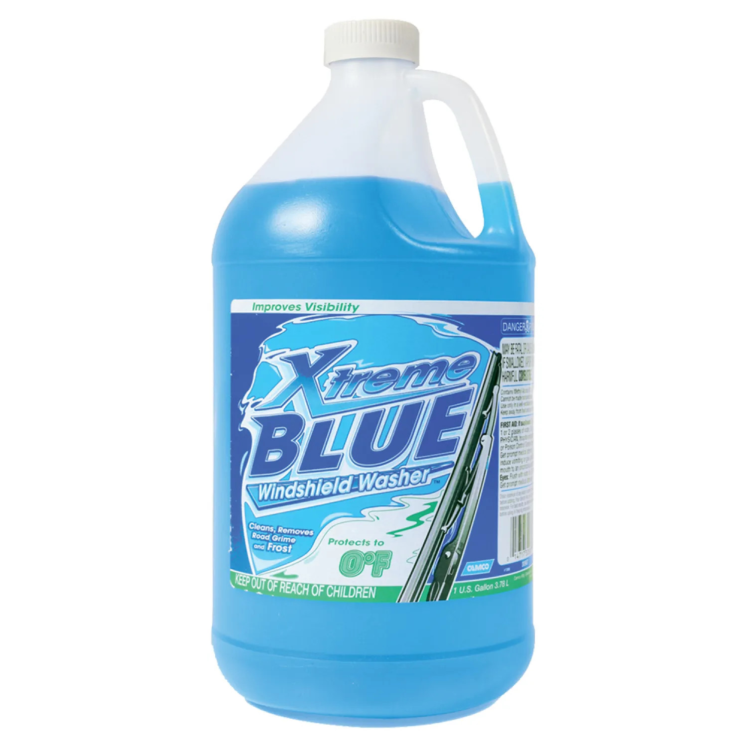 Camco 30987 Xtreme Blue 30987 Windshield Washer Fluid, 1 gal, Clear Blue, Liquid