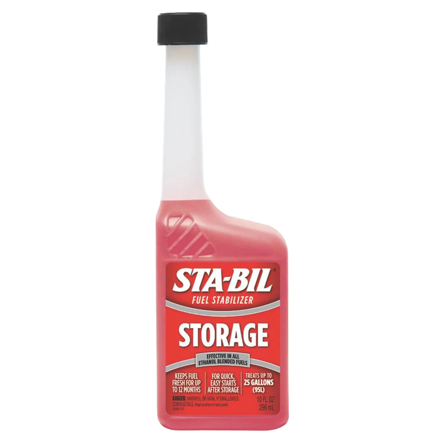 Sta-Bil 22206 Sta-Bil 22206 Performance Improver Fuel Stabilizer, 10 oz, Bottle, Red, Liquid