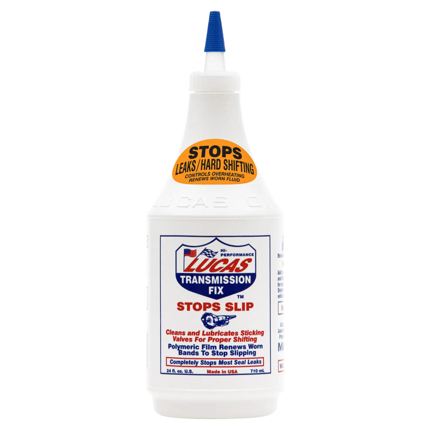 Lucas Oil 10009 Lucas 10009 Non-Solvent Transmission Fix, 24 oz, Bottle, Red, Liquid
