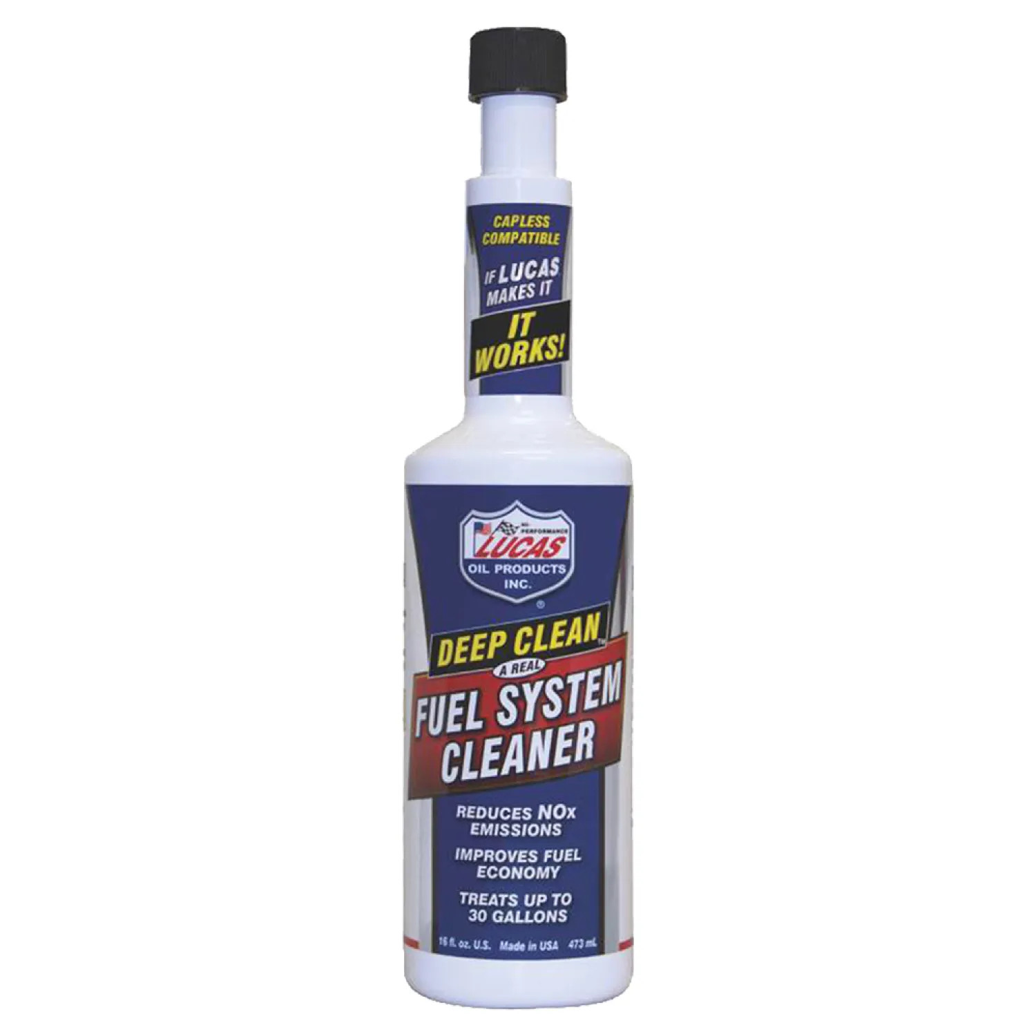 Lucas Oil 10512 Lucas Deep Clean Fuel System Cleaner, 16 oz, Bottle, Straw, Liquid