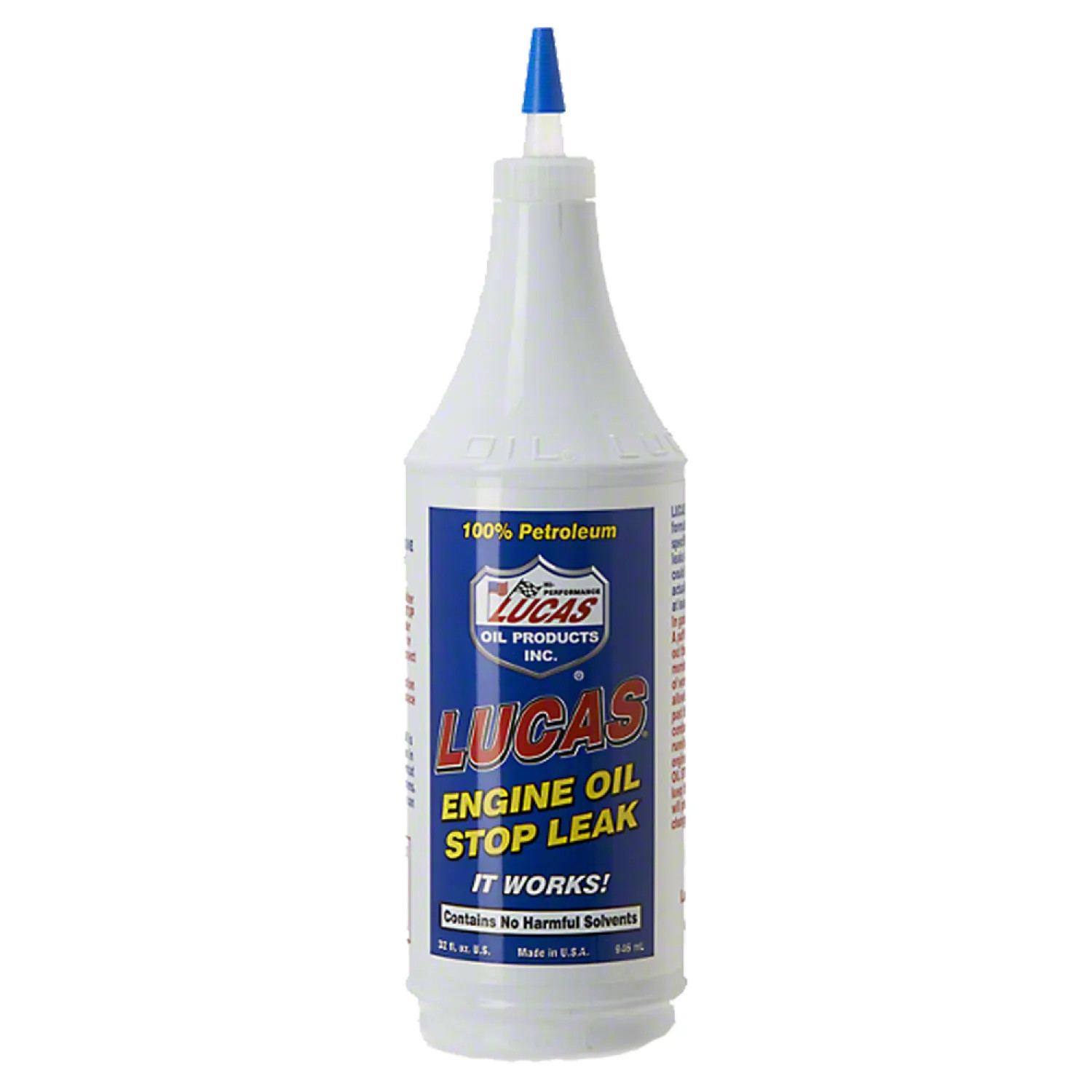 Lucas Oil 10278 Lucas Oil 10278 Engine Oil Stop Leak, 1 qt, Bottle, Amber, Liquid