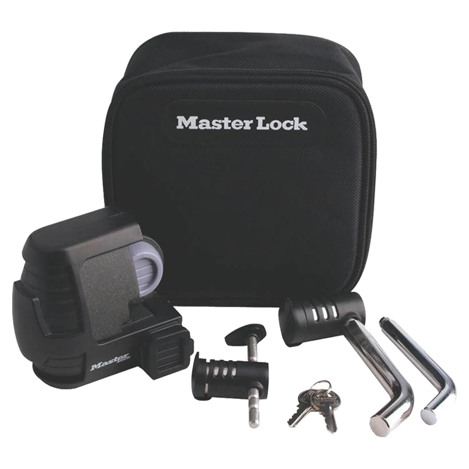 Master Lock 3794DAT Master Lock 3794DAT Trailer Coupler Lock Kit, Stainless Steel, Black