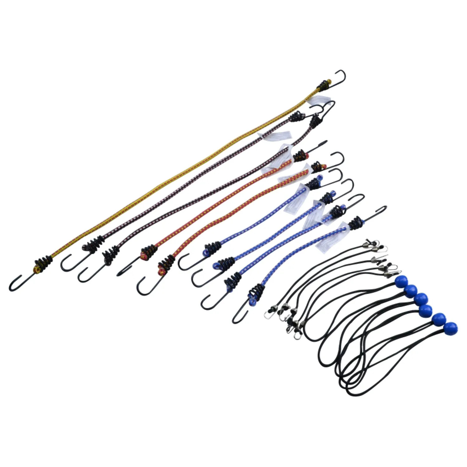 Pro Source FH64077 ProSource 20-piece Assorted Bungee Cords with High-Tension Steel Hooks - FH64077