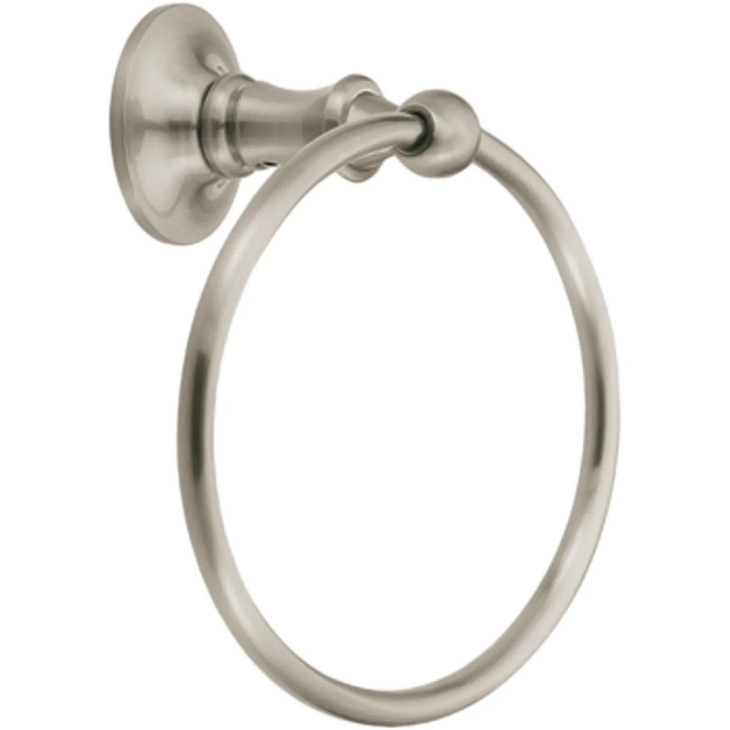 Moen DN6786BN Moen Danbury Wall Mounted Hand Towel Ring, Brushed Nickel - DN6786BN