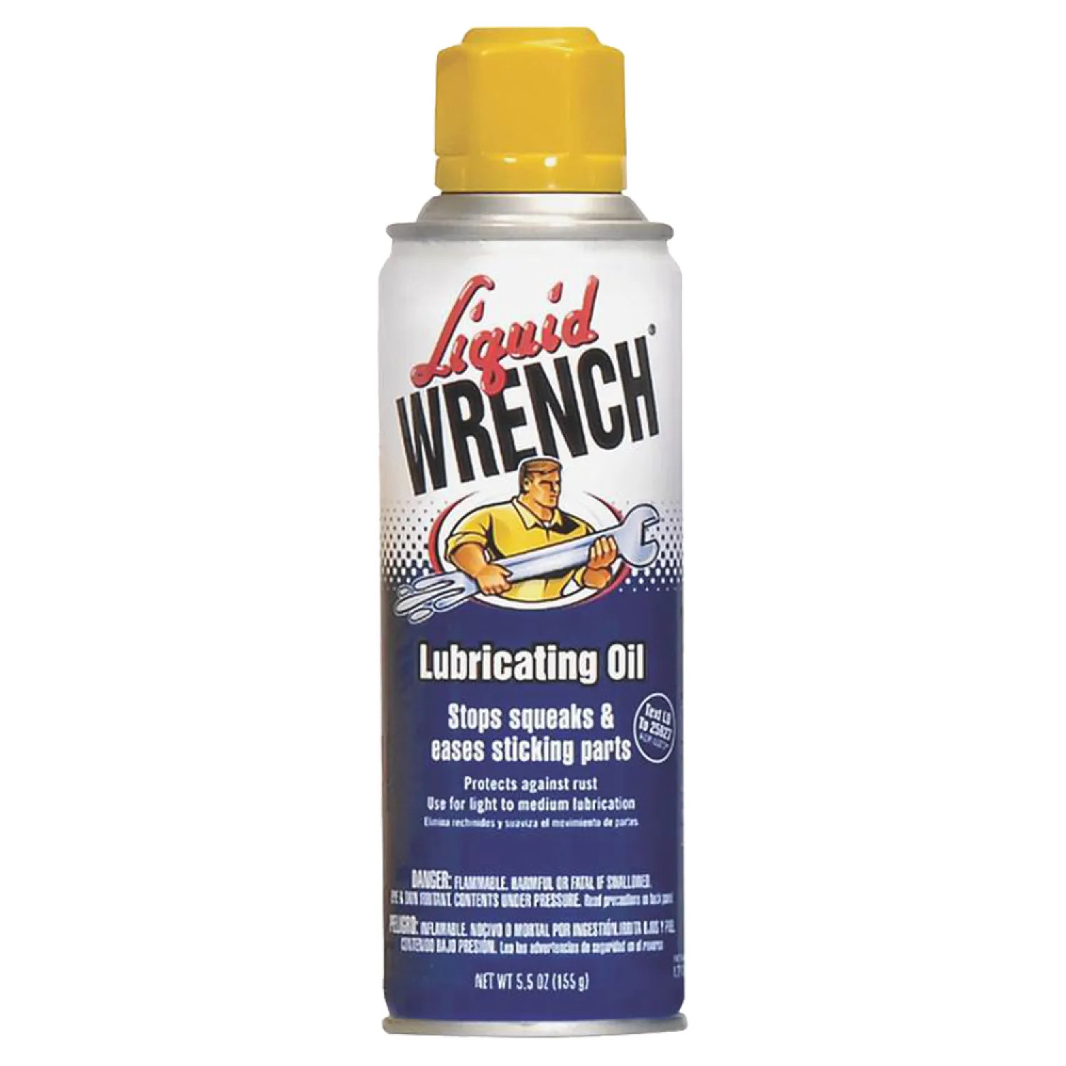 Radiator Specialty L206 Liquid Wrench L206 General Purpose Lubricant, 5.5 oz, Aerosol Can, Clear Light Yellow, Liquid