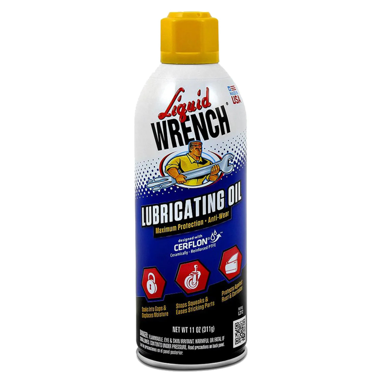 Radiator Specialty L212 Liquid Wrench L212 General Purpose Lubricant, 11 oz, Aerosol Can, Clear, Liquid