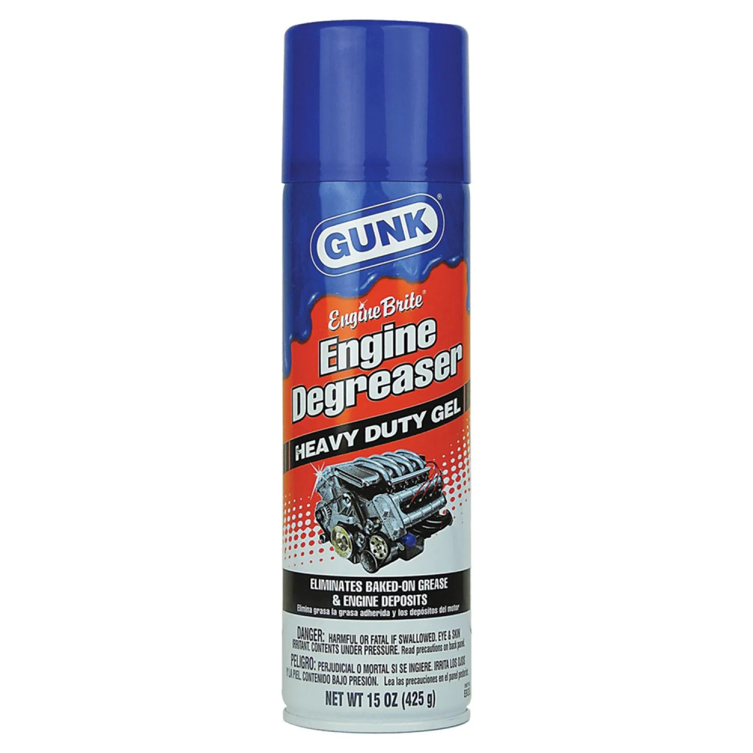 Radiator Specialty EBGEL Solder Seal Gunk Engine Brite EBGEL Engine Degreaser, 15 oz, Aerosol Can, Opaque Dark Gray