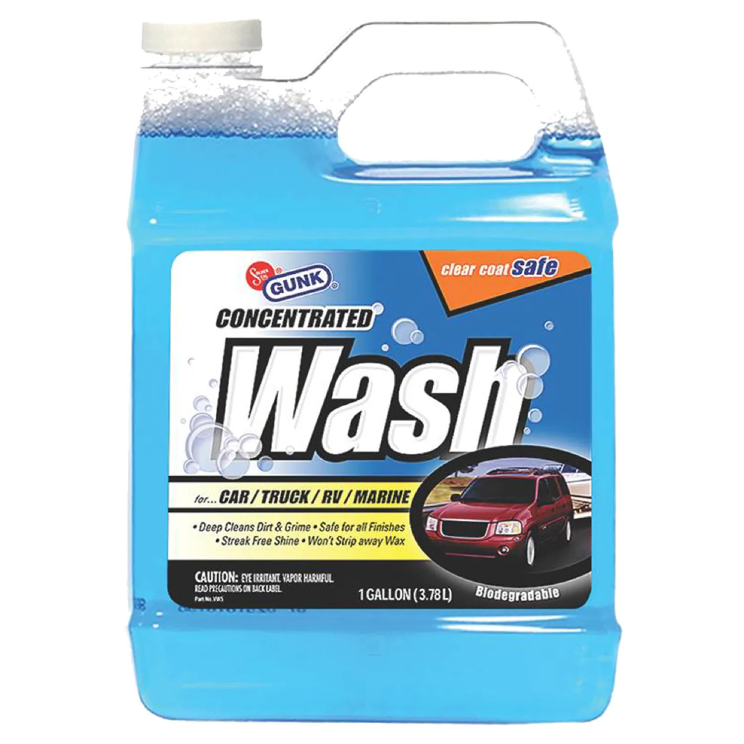 Radiator Specialty VW5 Solder Seal Gunk VW5 Concentrated Car and Truck Wash, 15 oz, Plastic Bottle, Clear Blue