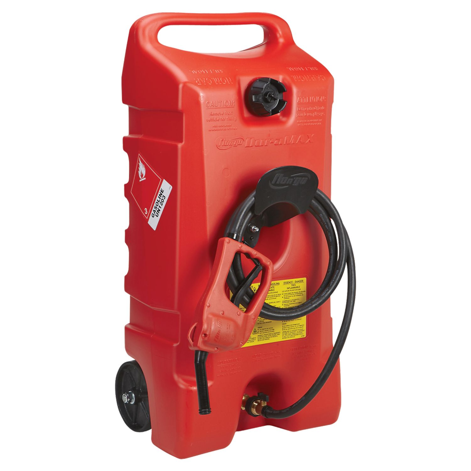 Scepter 6792 Flo n' go DuraMax 06792 Portable Fuel Caddy, 0.675 in X 10 ft Hose, HDPE
