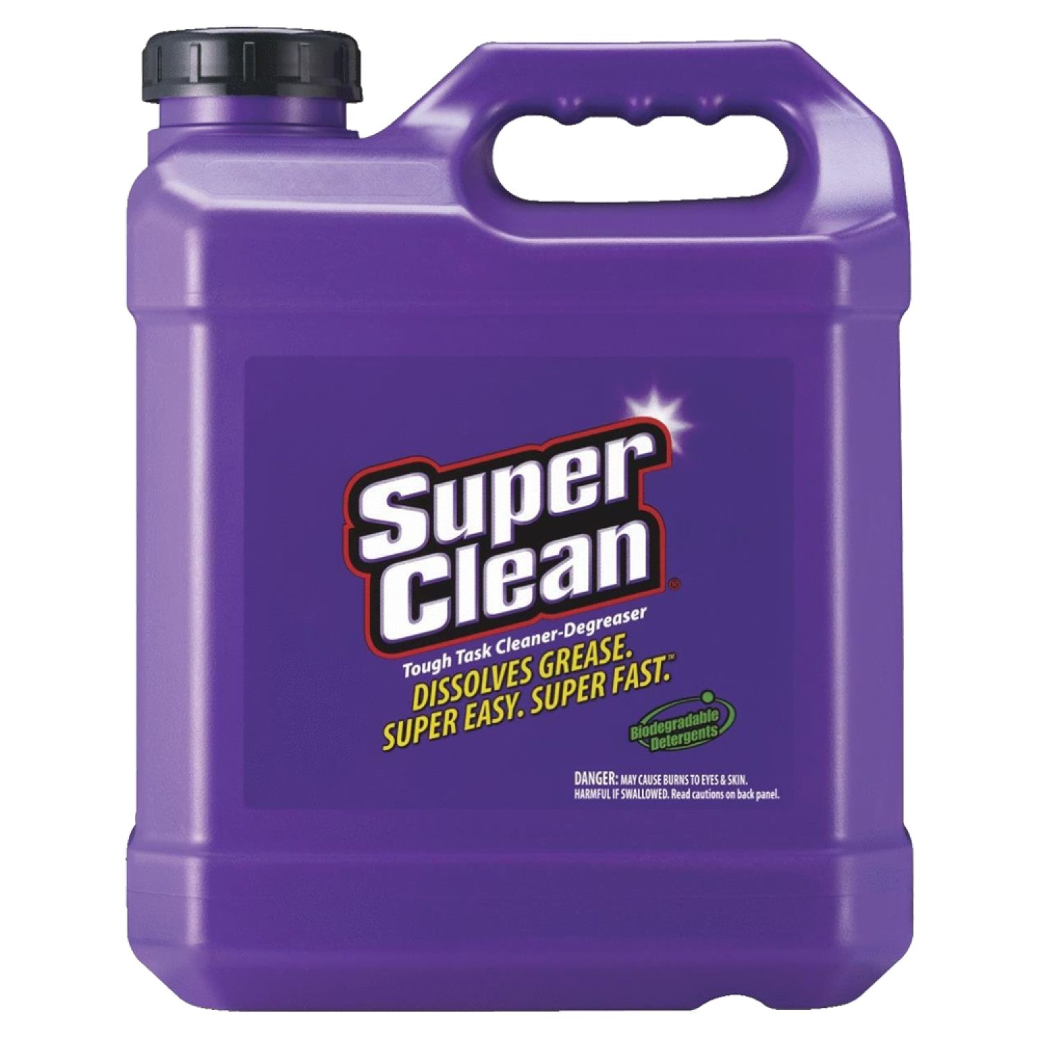 Super Clean 101724 Super Clean 101724 Industrial Strength Cleaner/Degreaser, 2-1/2 gal, Jug, Purple, Clear Liquid