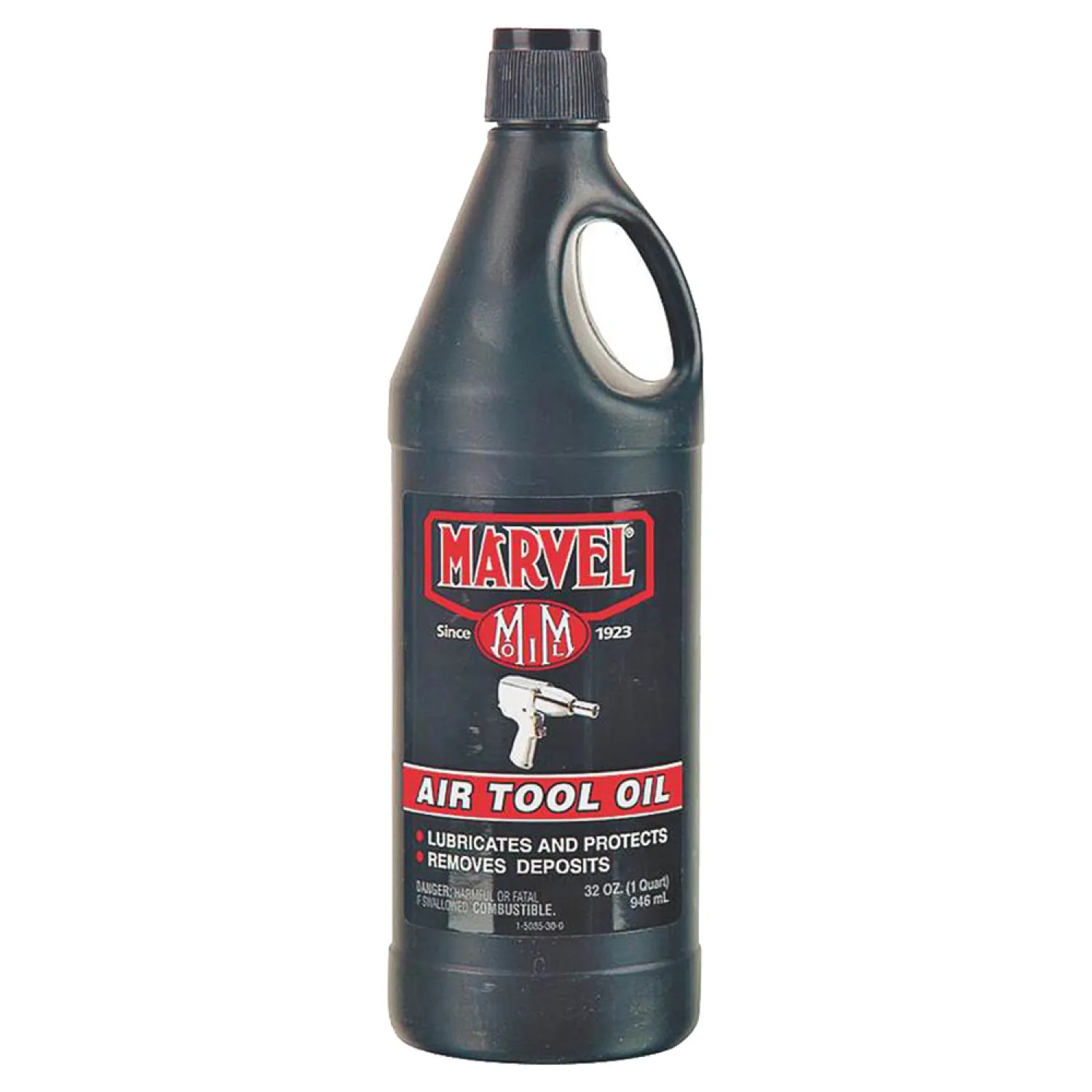 Turtle Wax MM85R1 Marvel Mystery MM85R1 Air Tool Oil With Childproof Cap, 32 oz, Bottle, Red, Thin Liquid