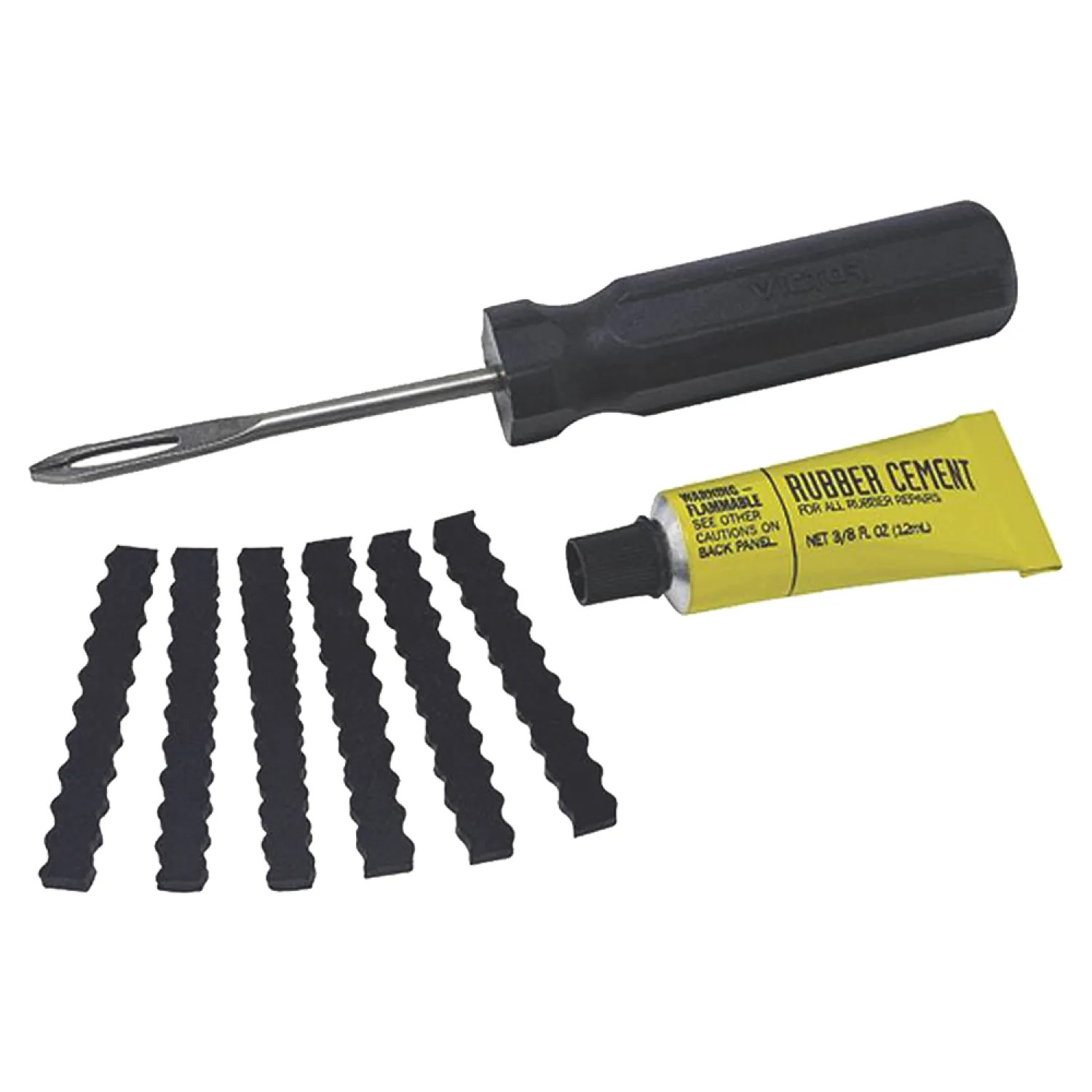 Victor 22-5-00108-8 Monkey Grip V108 Tubeless Tire Repair Kit, 13 Pieces