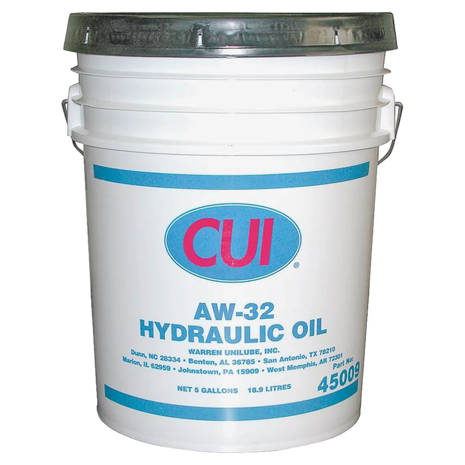 Warren 45009 Coastal 45009 Premium Hydraulic Oil, 5 gal, Plastic Pail, Clear Amber, Liquid