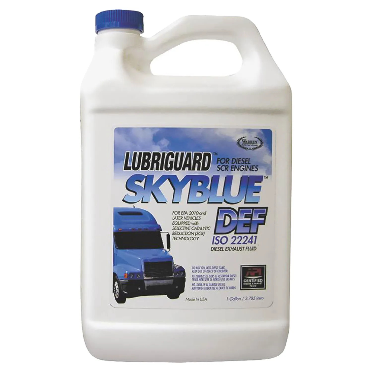 Warren 720015 Lubriguard Skyblue 720015 Fuel Additive, 1 gal, Clear, Liquid