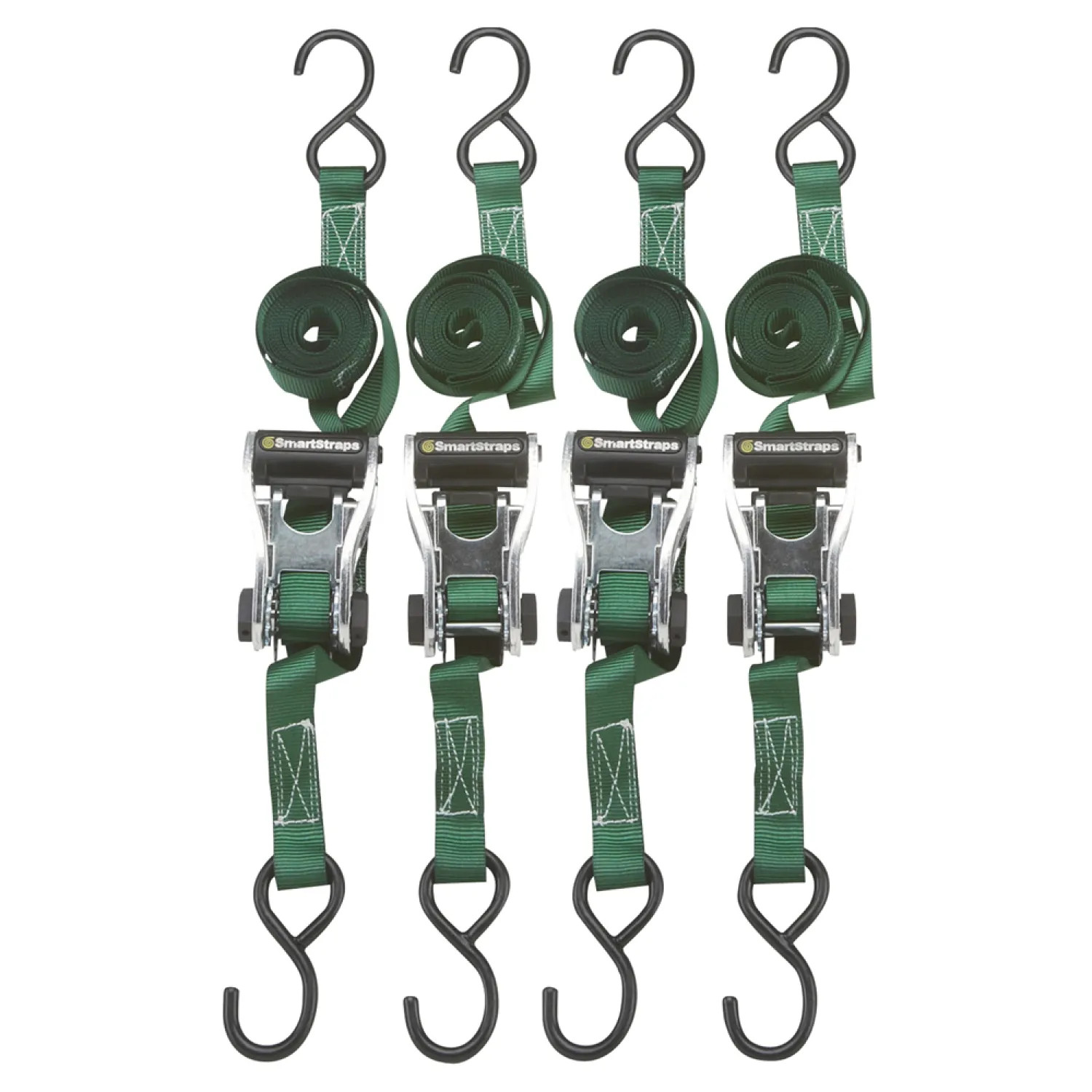 Smartstraps 345 Smartstraps Ratchetx 345 Ergonomic Tie Down, 1500 lb 14 ft L