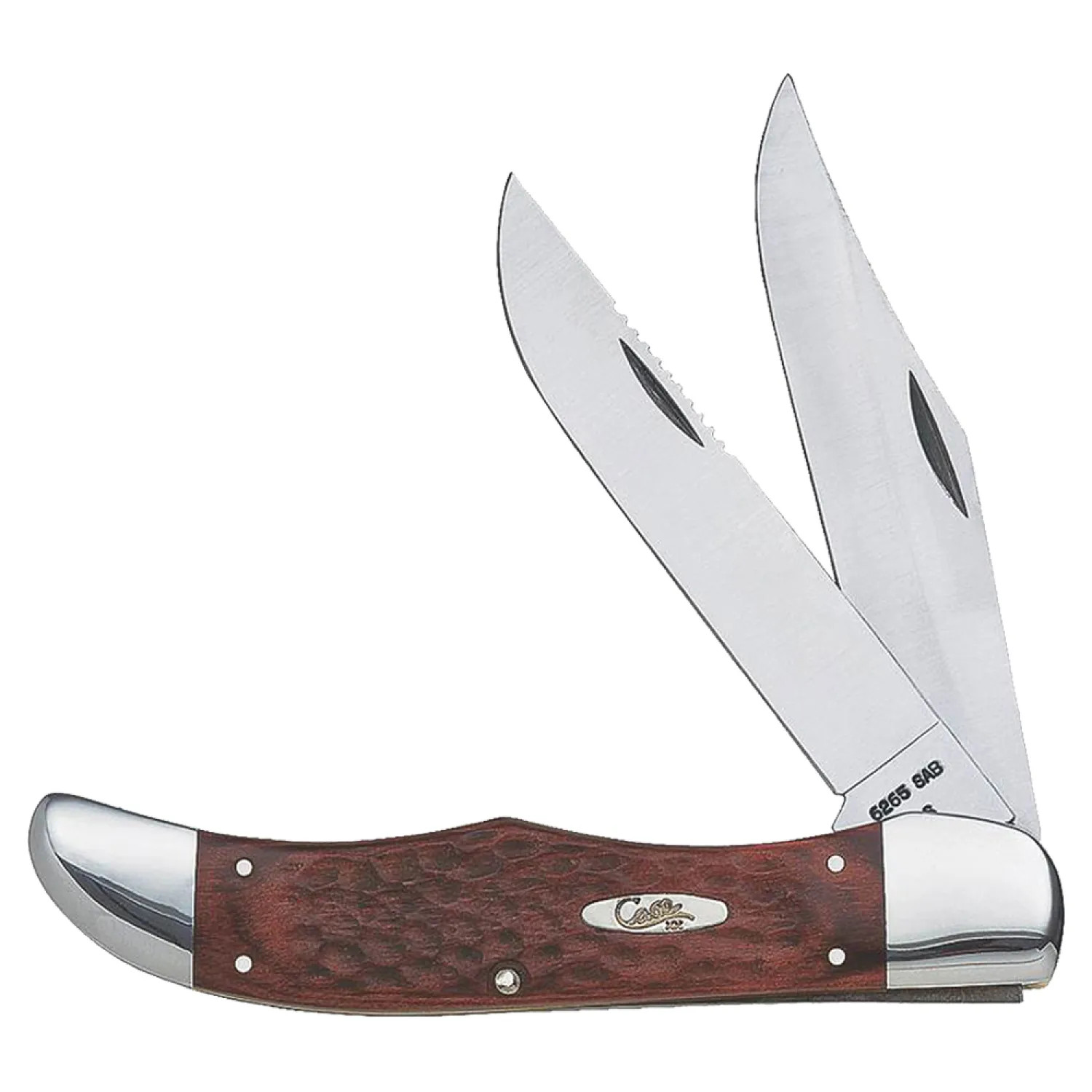 Case 189 Case 189 Folding Hunter Knife, 5 in Closed L, Brown, Tru-Sharp Surgical Steel