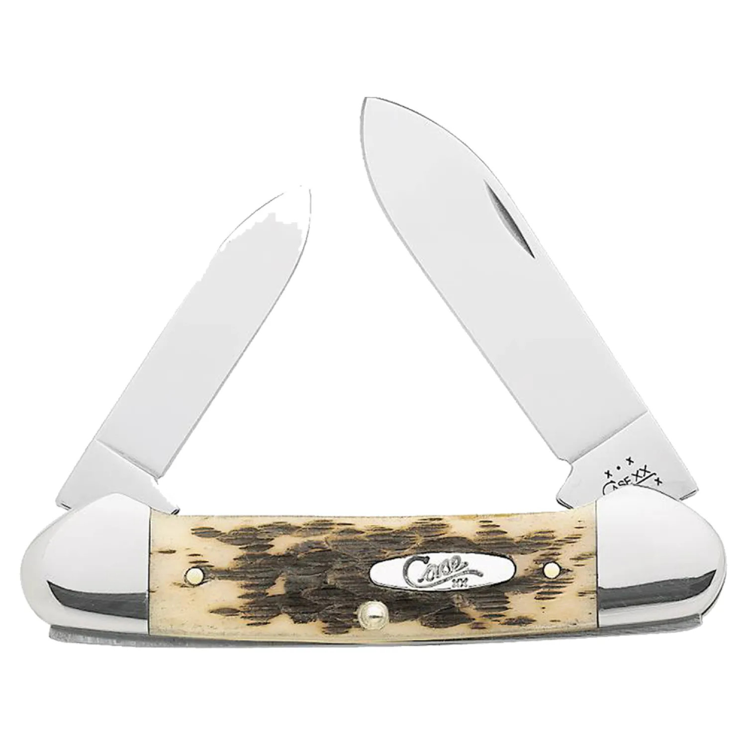 Case 263 Case 263 Folding Pocket Knife, 3-5/8 in Closed L, Amber, Chrome Vanadium Steel