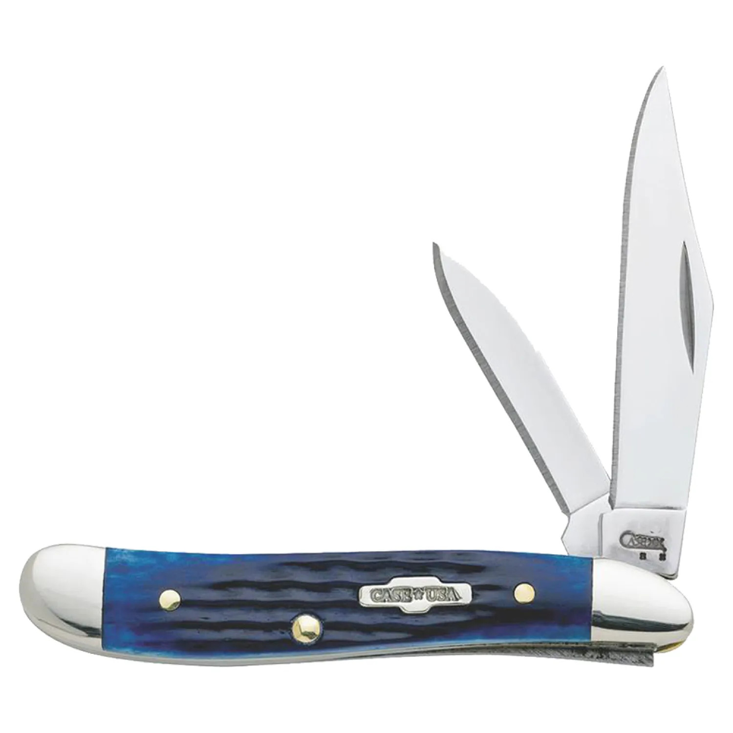 Case 2802 Case 2802 Folding Pocket Knife, 2-7/8 in Closed L, Blue, 6220 Stainless Steel