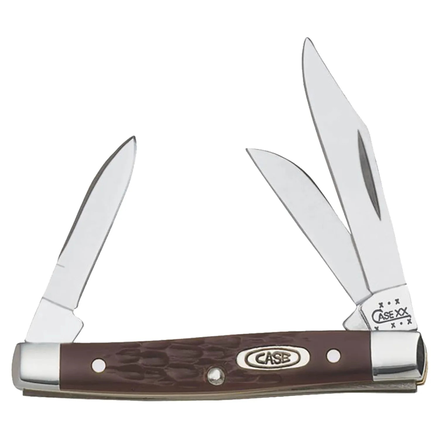 Case 81 Case 81 Stockman Folding Pocket Knife, 4-1/2 in Opened, 2-5/8 in Closed L, Brown