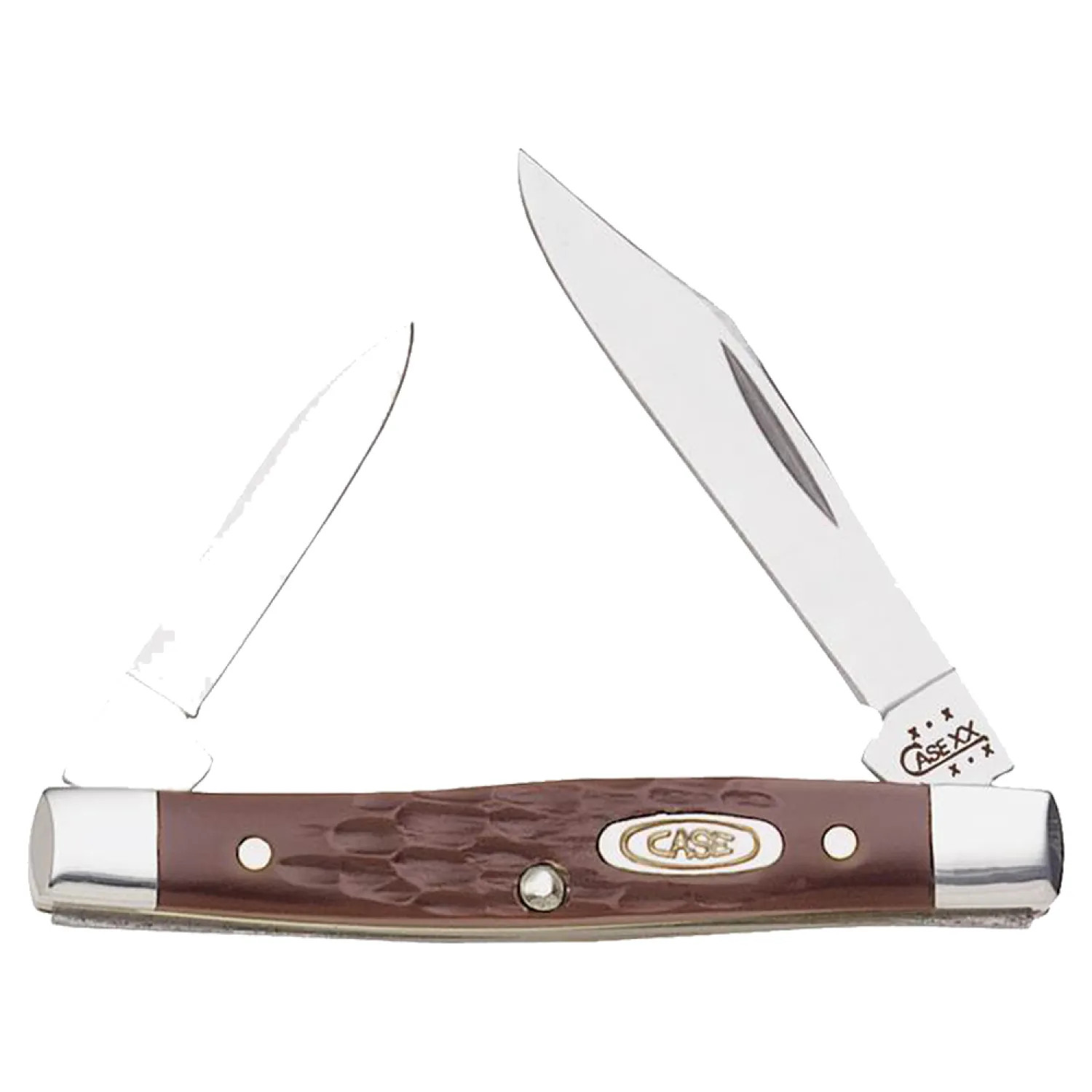 Case 83 Case 83 Folding Pocket Knife, 2 in Length Clip, 1-1/2 in Length Pen, Brown