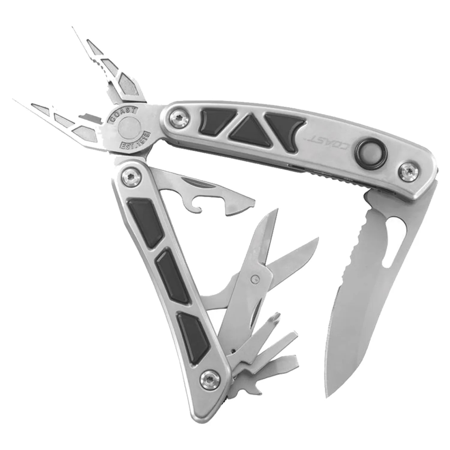 Coast C5899CP Coast C5899CP Multi-Tool Plier, 7 Tool, 440C Stainless Steel