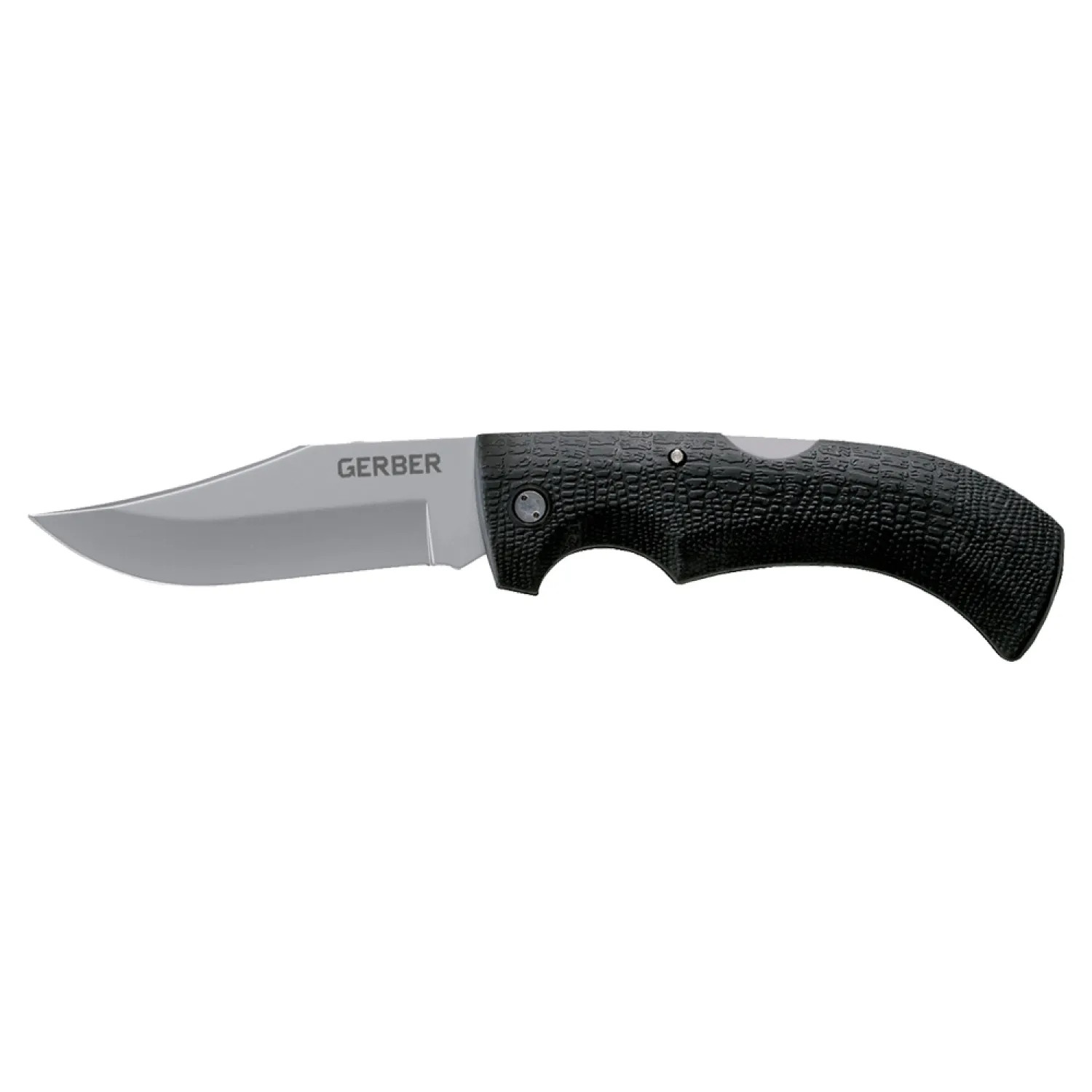 Gerber 46069 Gerber Folding Knife, 3.76 in Blade, 8-1/2 in L, Black, 420HC Stainless Steel