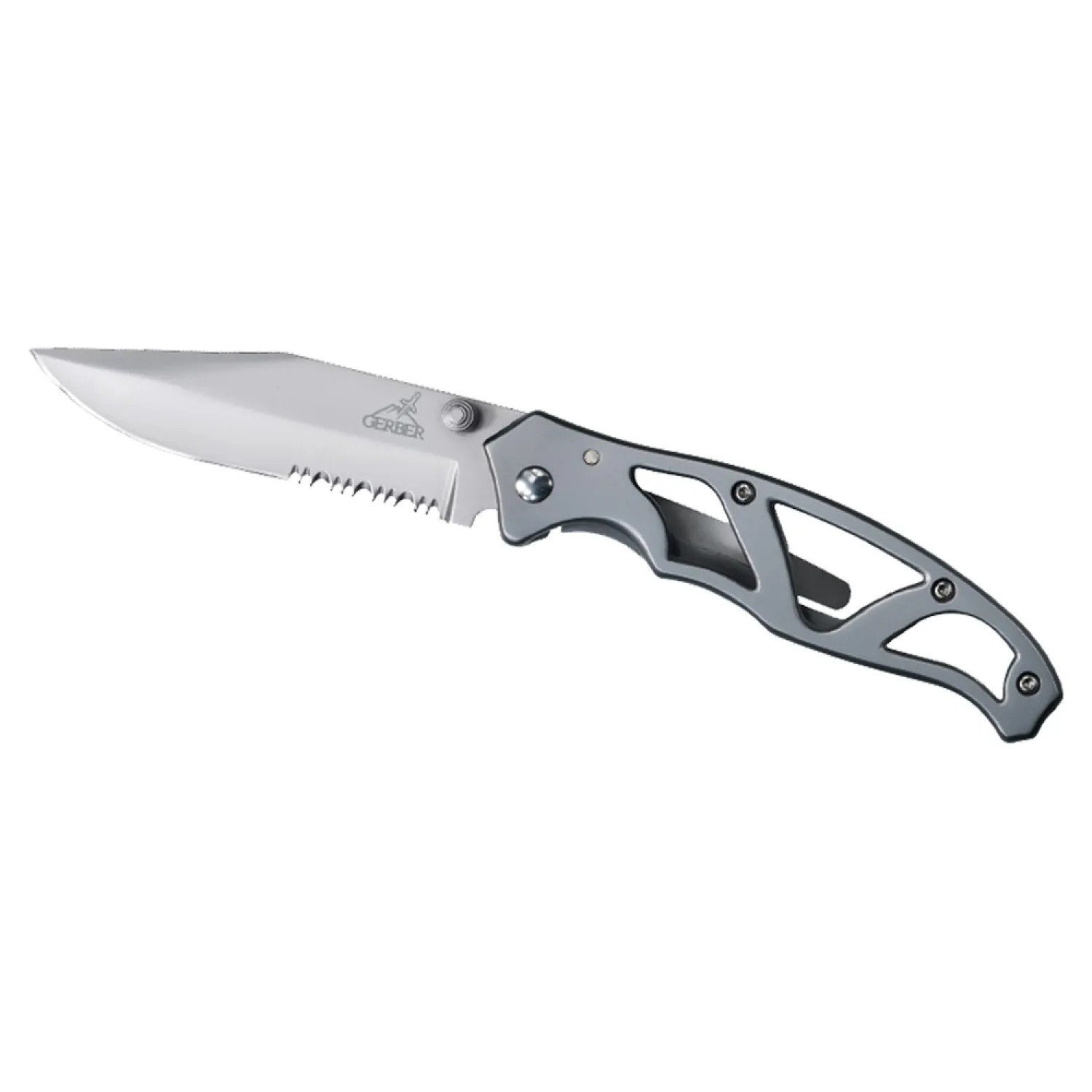 Gerber 22-48443 Gerber Paraframe I Folding Pocket Knife, 3.01 in Blade, 7.01 in L, Silver