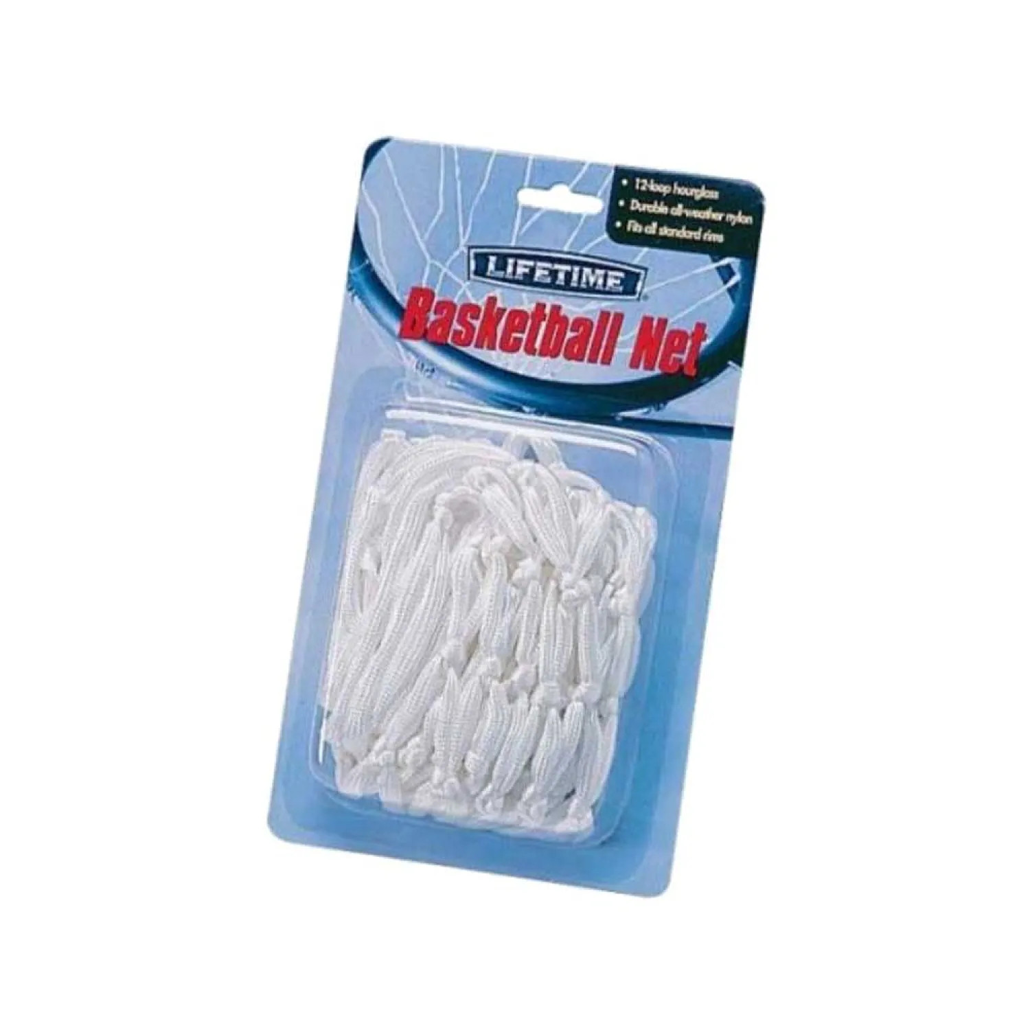 Lifetime 750 Lifetime 0750 All-Weather Basketball Net, Polyester, Nylon, White