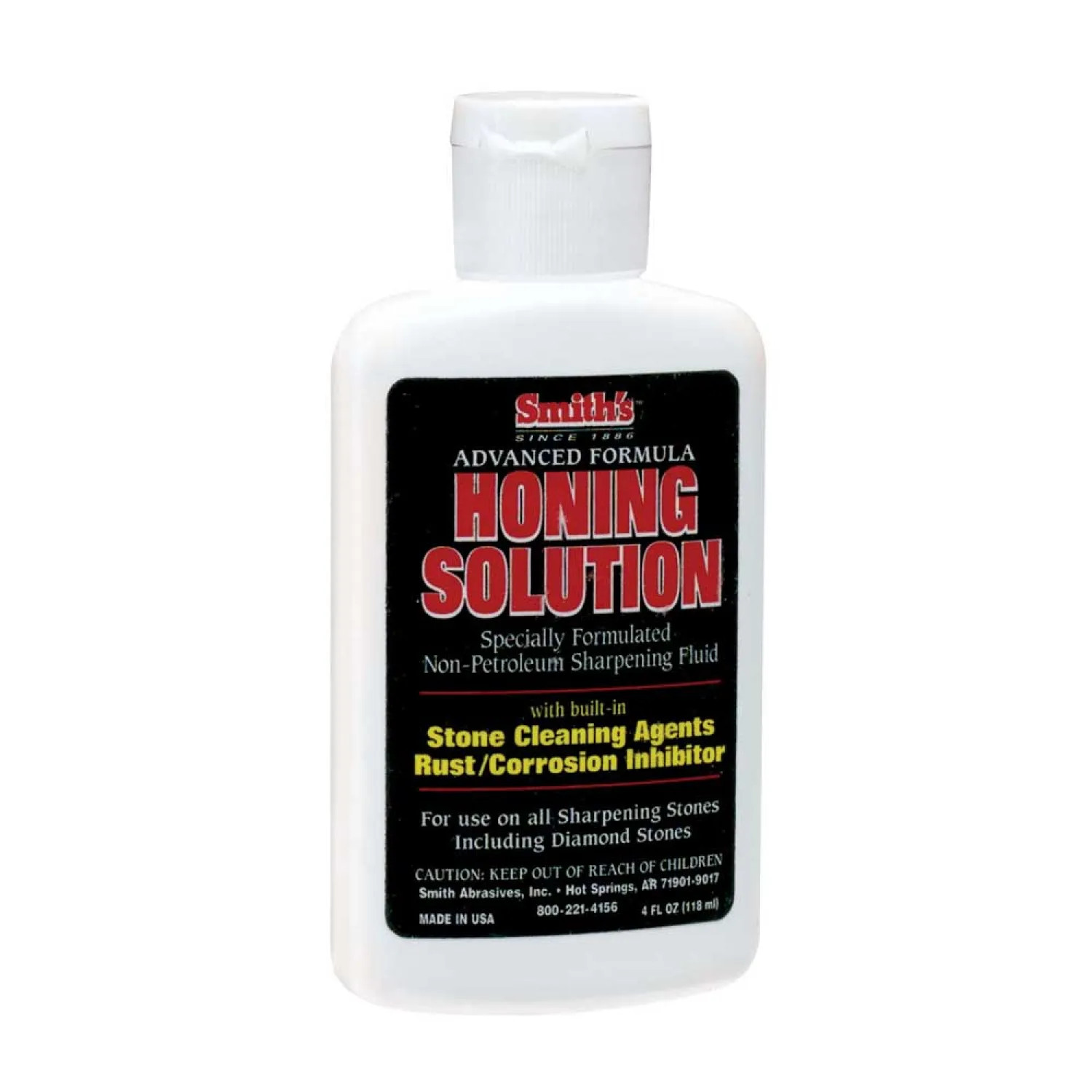 Smiths HON1 Smith'S HON1 Honing Solution, For Use With Arkansas and Diamond Stones, Triethanolamine, Red