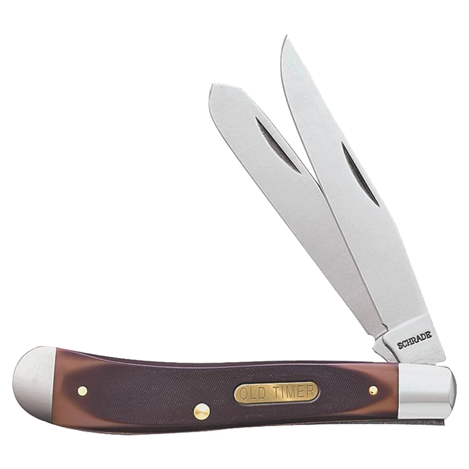 Old Timer 94OT Old Timer Gunstock 94OT Trapper Folding Pocket Knife, 3 in Blade, 6.9 in L
