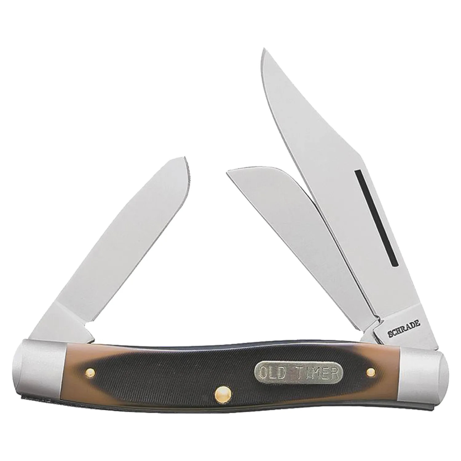 Old Timer 8OT Old Timer Senior Folding Pocket Knife, 3 in Blade, 6.9 in L, 7Cr17 High Carbon Stainless Steel