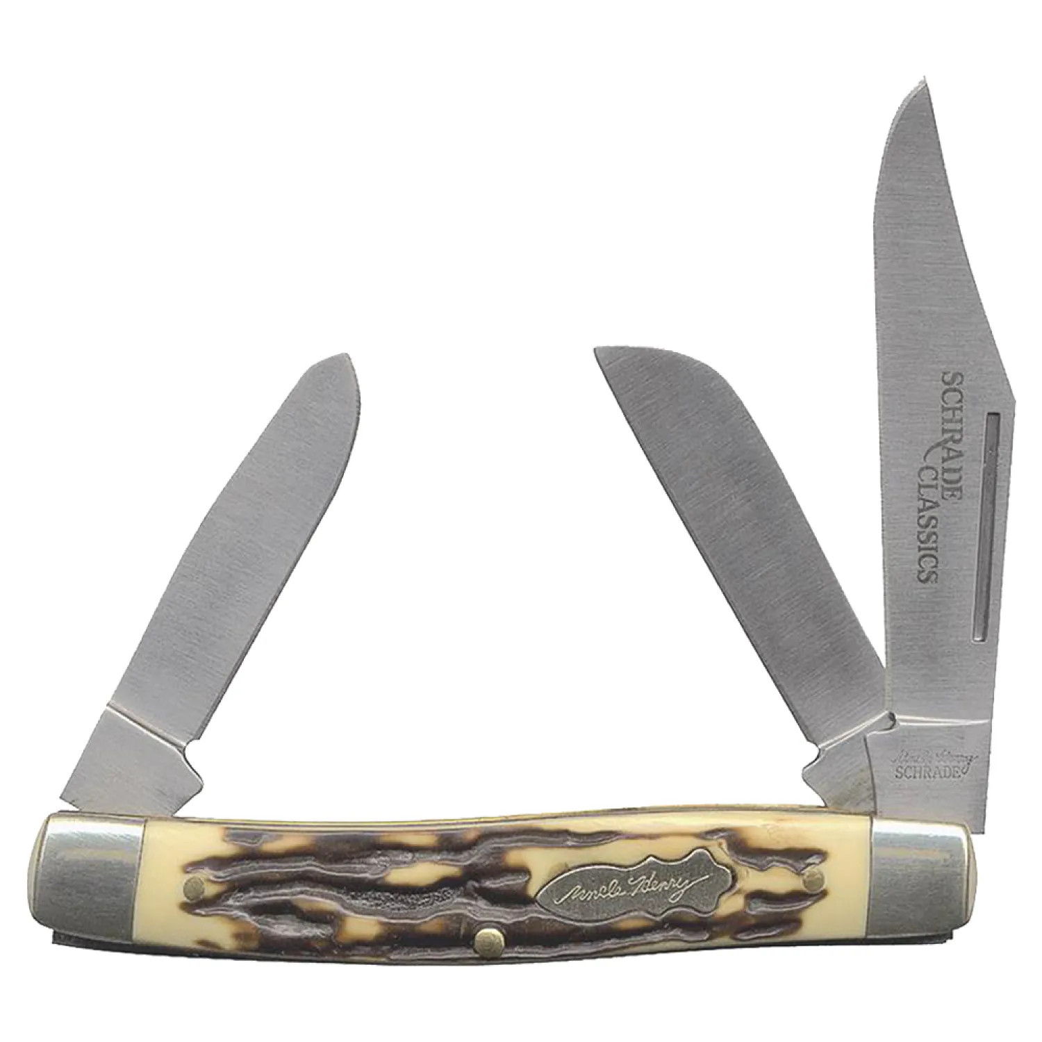 Uncle Henry 885UH Uncle Henry Senior Rancher Folding Pocket Knife, 3 in Blade, 6.9 in L