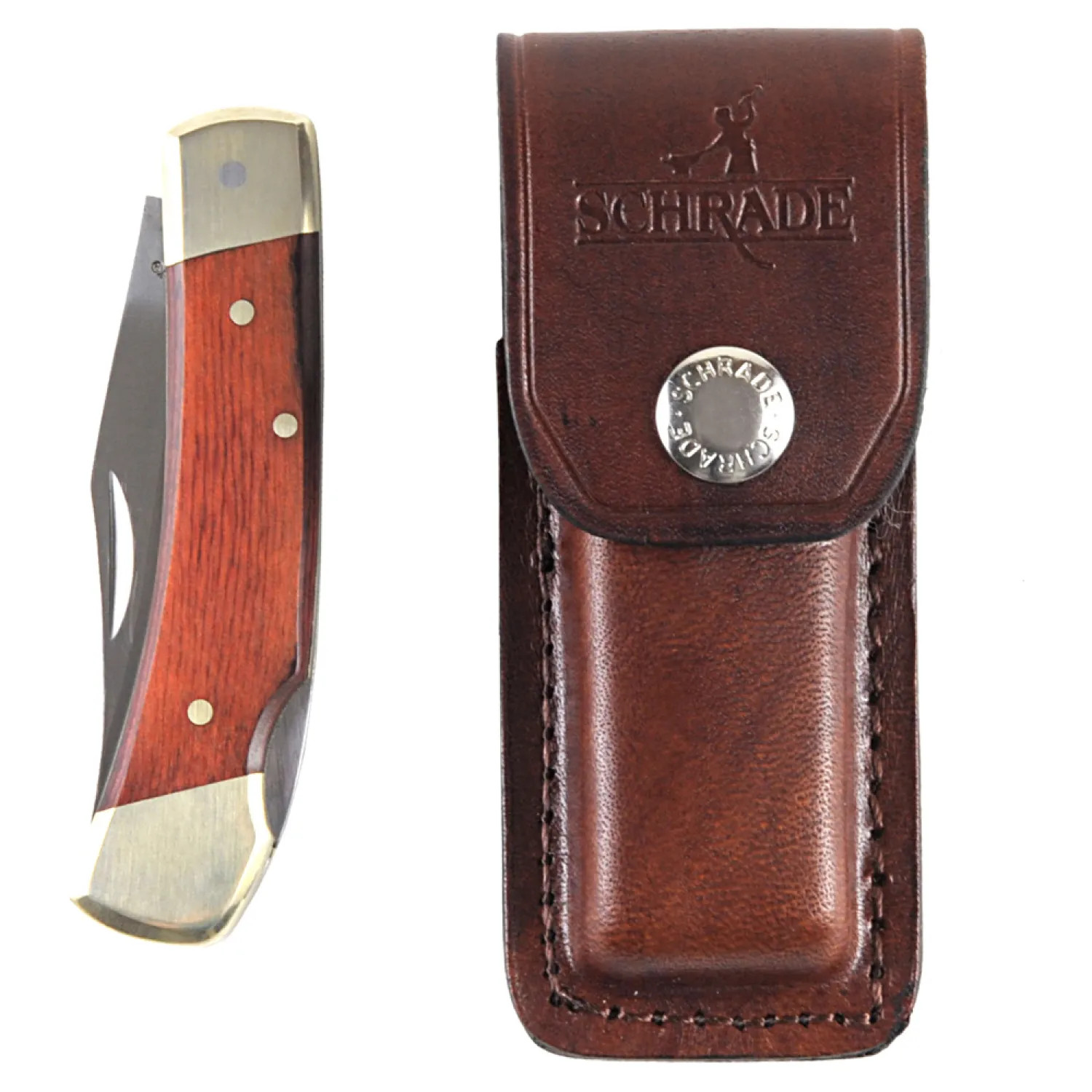 Uncle Henry LB5 Uncle Henry Smokey Lockback Pocket Knife, 2.8 in Blade, 6-1/2 in L, Rosewood