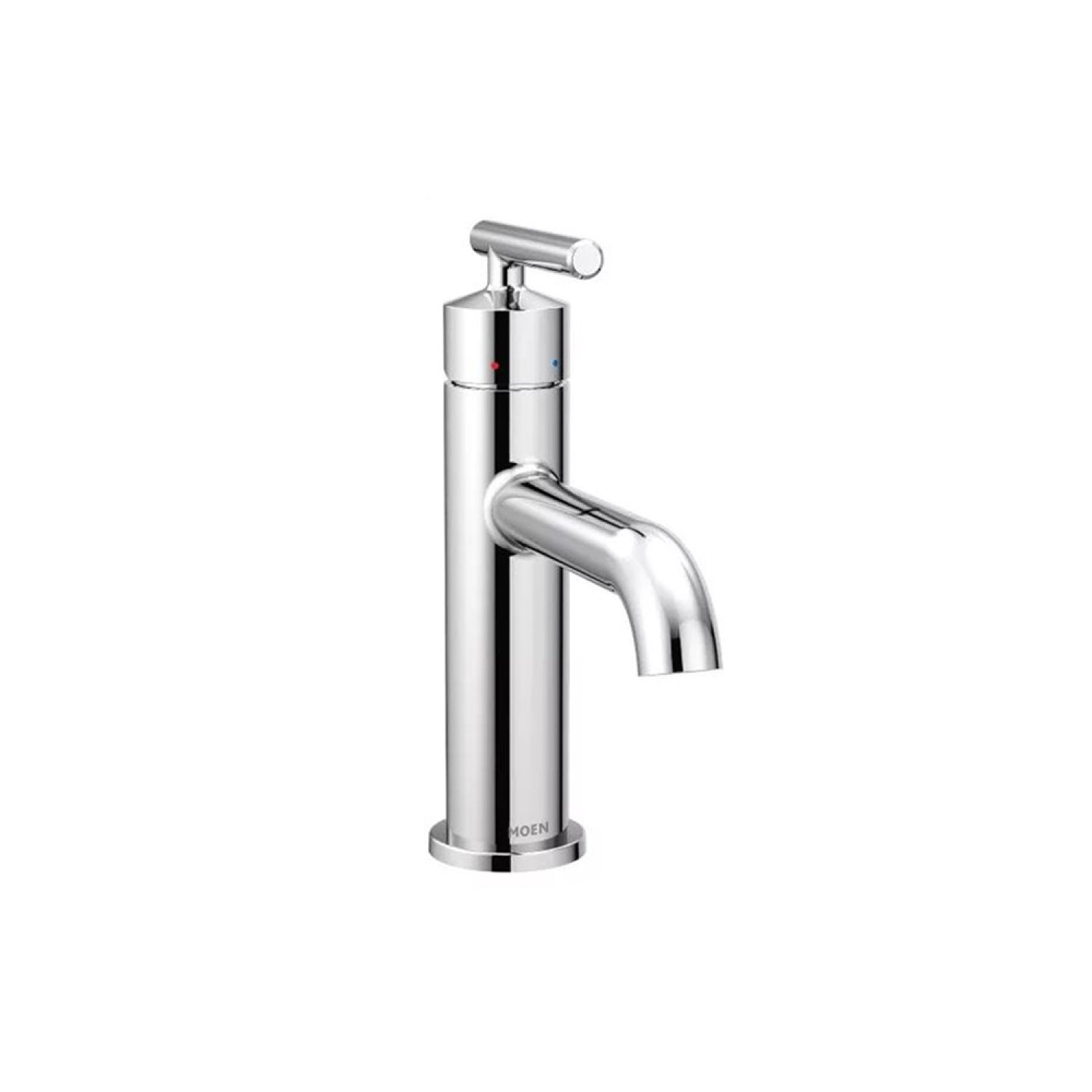 Moen 6145 Moen Gibson Single-Handle Chrome Bathroom Faucet with Metal Lift Rod Drain Assembly, 1.2 GPM, WaterSense Certified, ADA Certified Handle - 6145