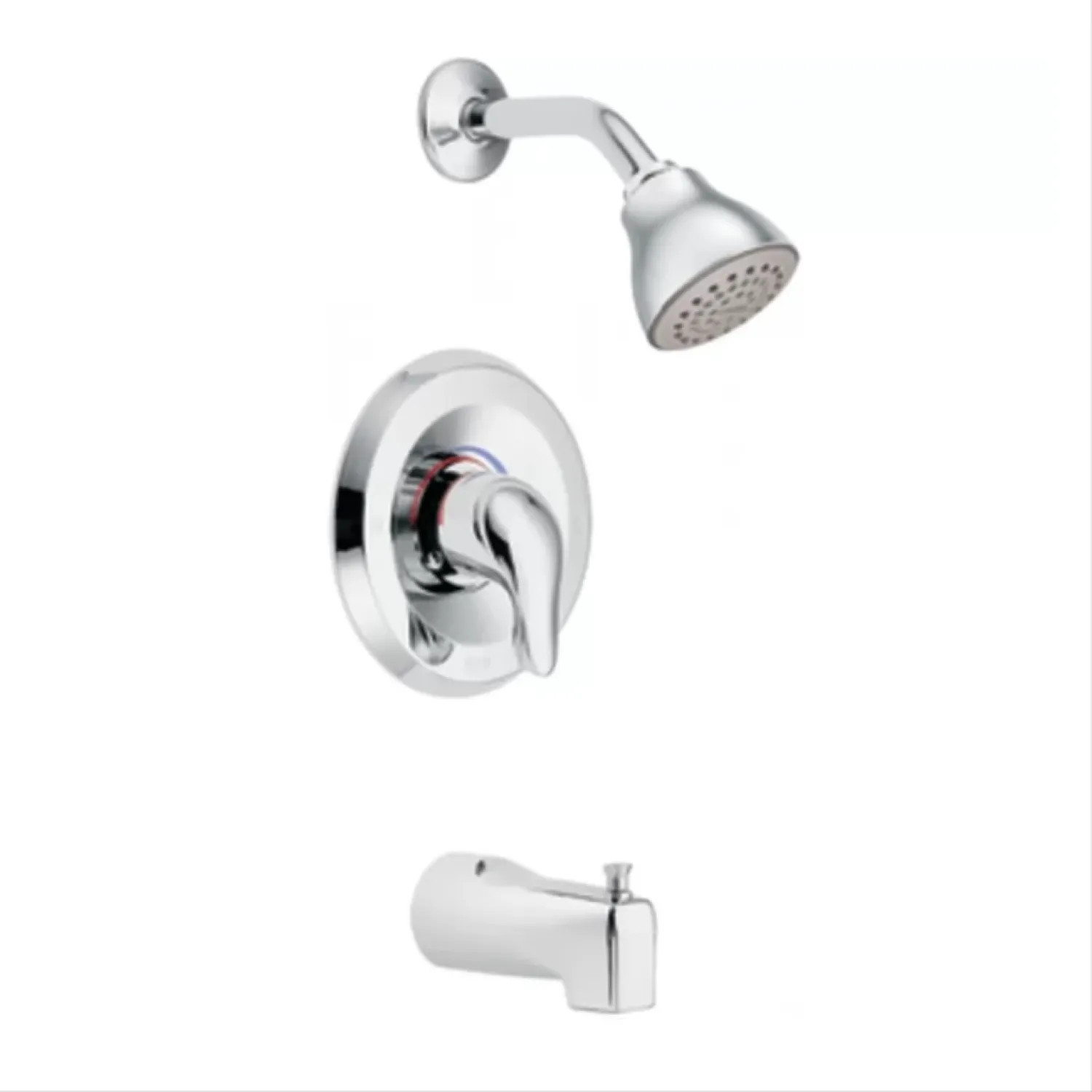 Moen L2353EP Moen Chateau Posi-Temp Tub/Shower Faucet with Adjustable Temp Limit Stop, 1.75 GPM, 1-Function, Single Lever Handle, Eco-Performance, Chrome - L2353EP
