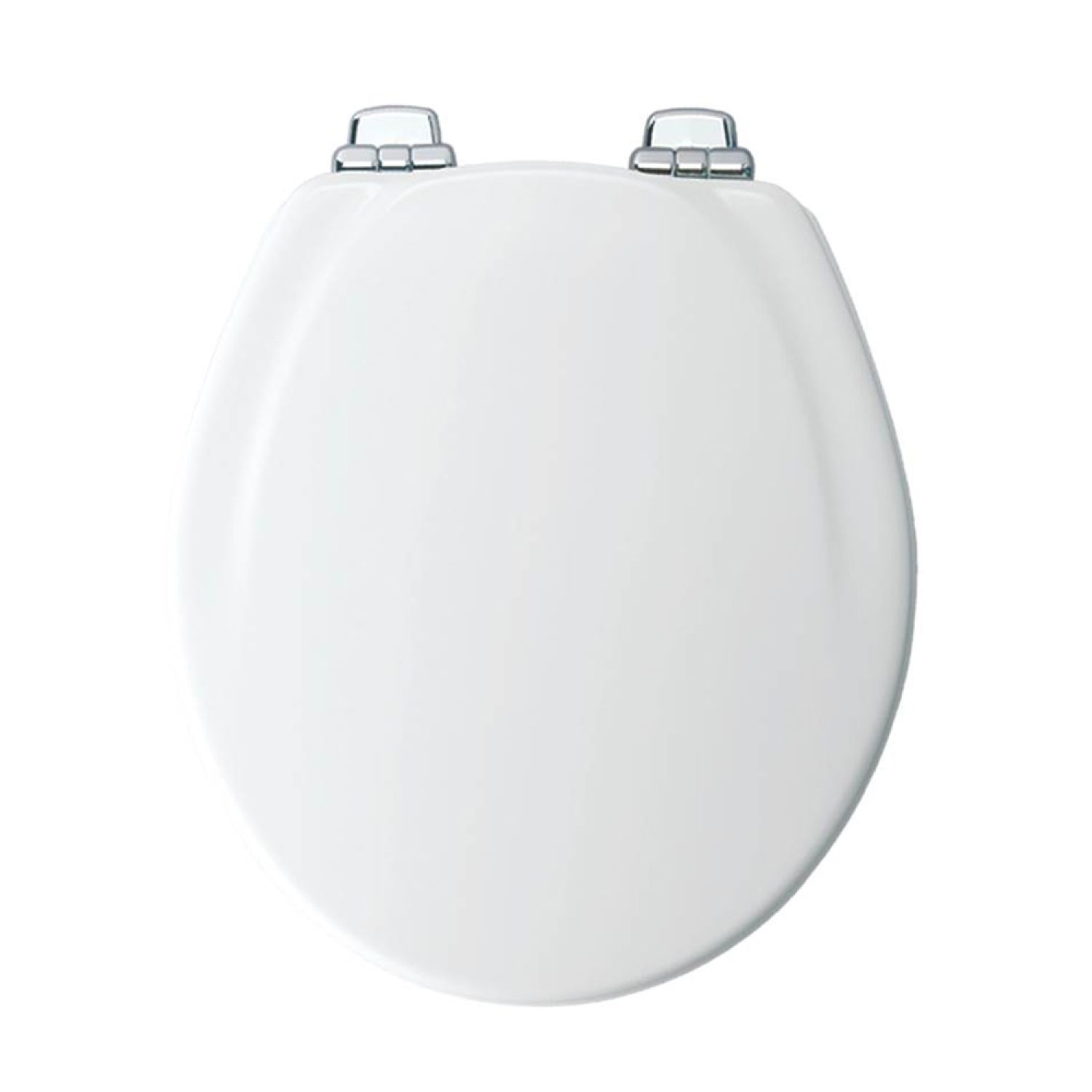 Bemis 30CHSL-000 Mayfair 30CHSL Toilet Seat, For Use With Round Bowls, 15.13 in W x 2.59 in H x 19.4 in L, White