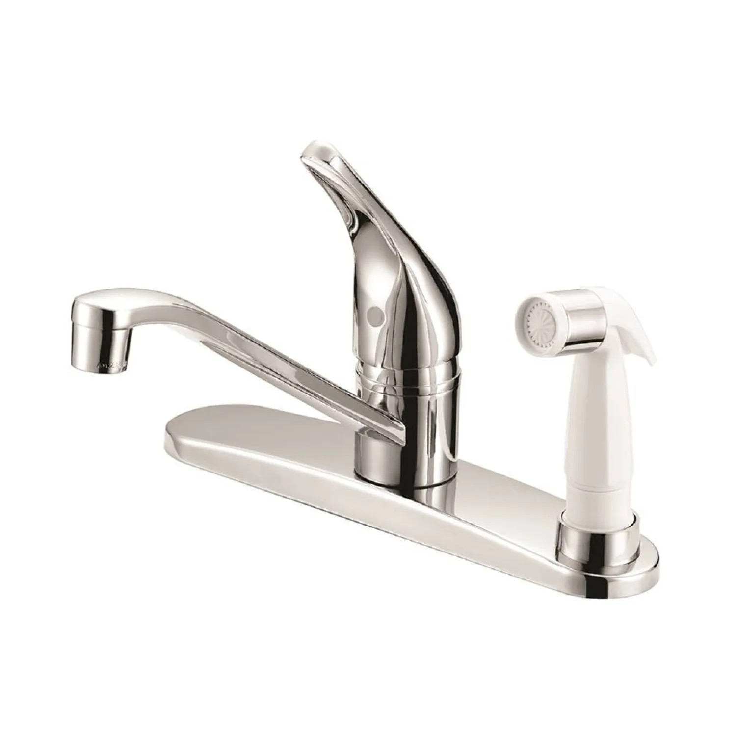 Boston Harbor FS610045CP Boston Harbor One Handle Kitchen Faucet w/ Side Spray on Deck, Chrome - FS610045CP