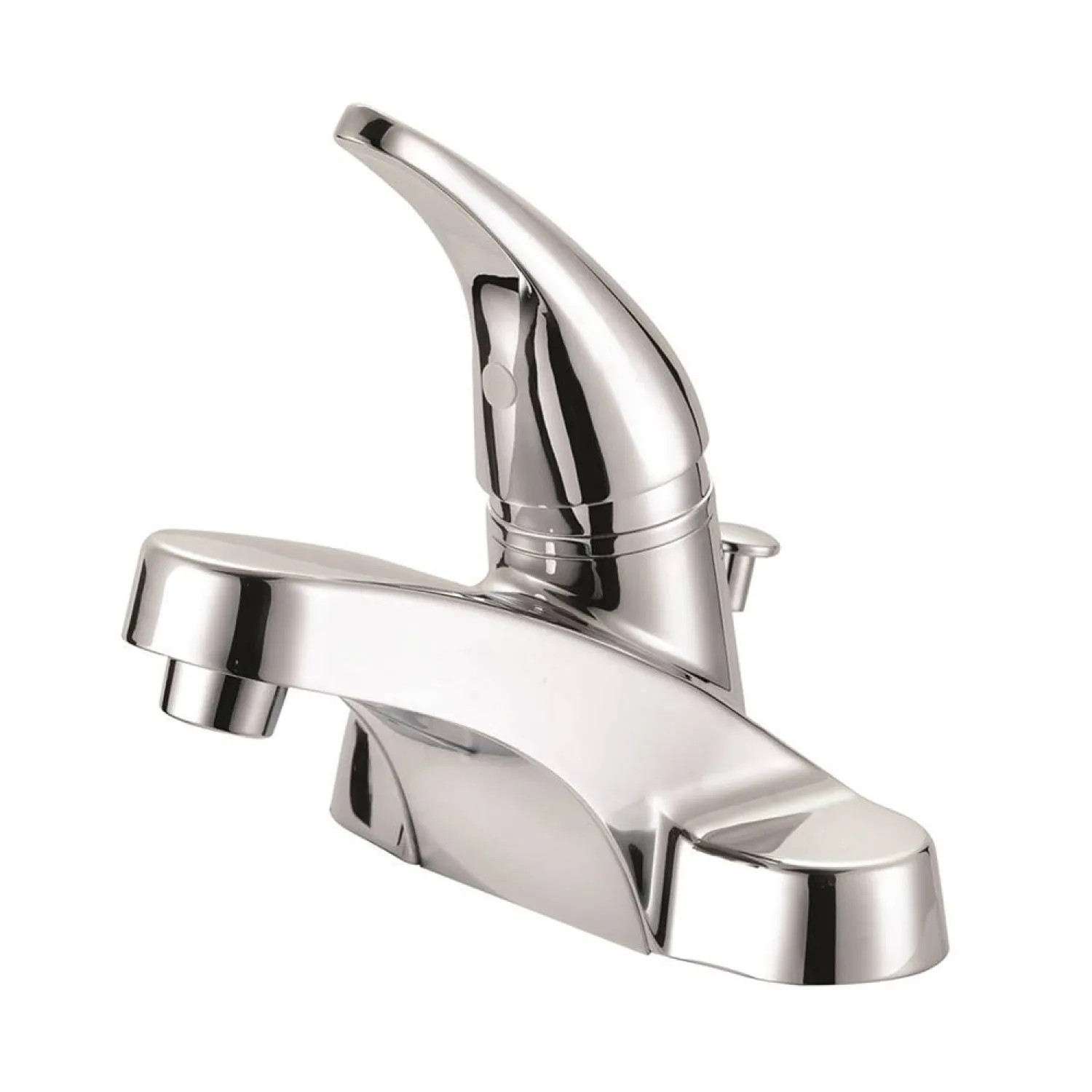 Boston Harbor TQ-F4510042CP Boston Harbor One-Handle 4-Inch Centerset Low Arc Chrome Lavatory Faucet with Pop-up Drain Assembly, 1.2 GPM, Lever Handle, Three-Hole Instalation - TQ-F4510042CP