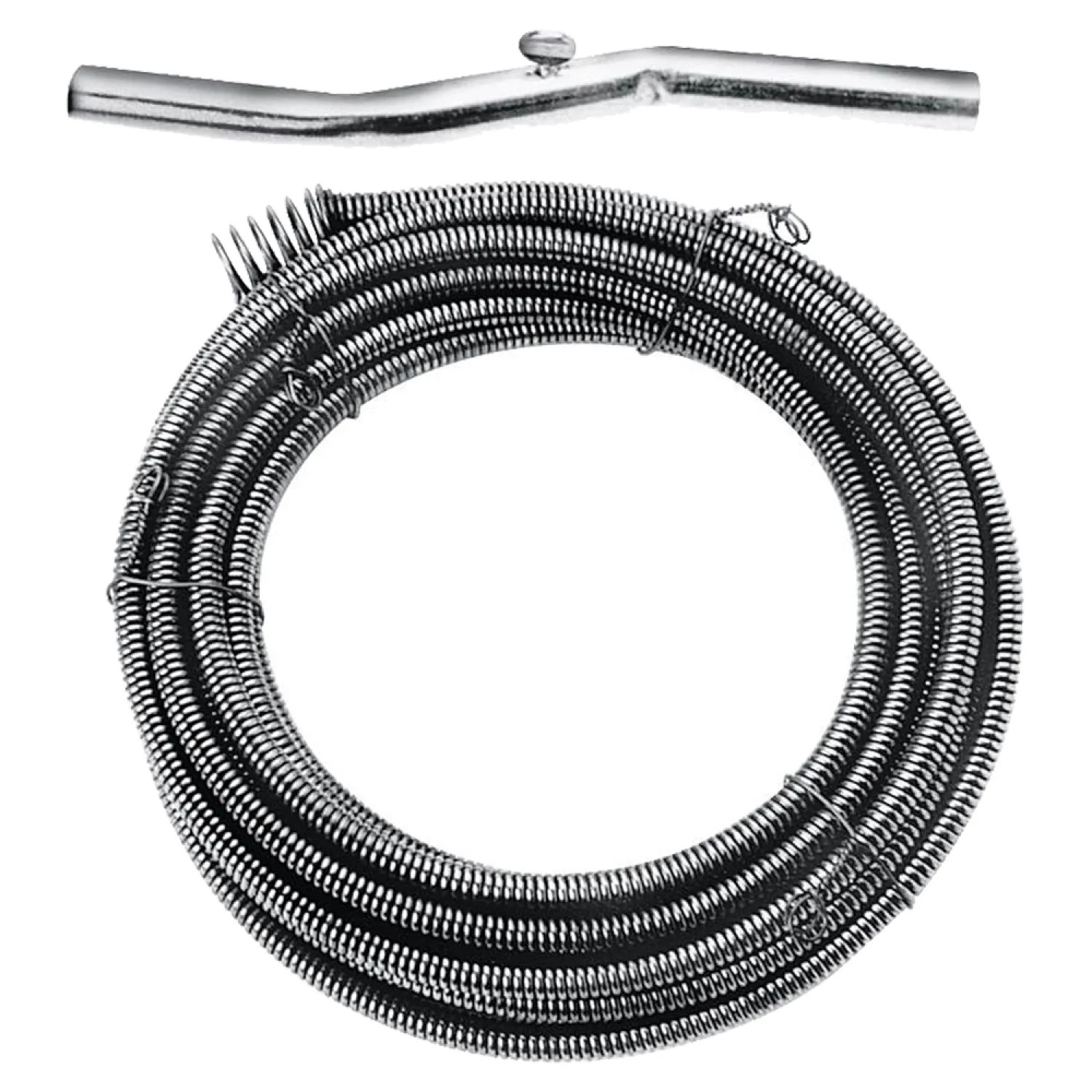 Cobra 10150 Cobra Drain Pipe Auger, 1/4 in x 15 ft, Steel Hand Tool w/ Storage Tote - 10150