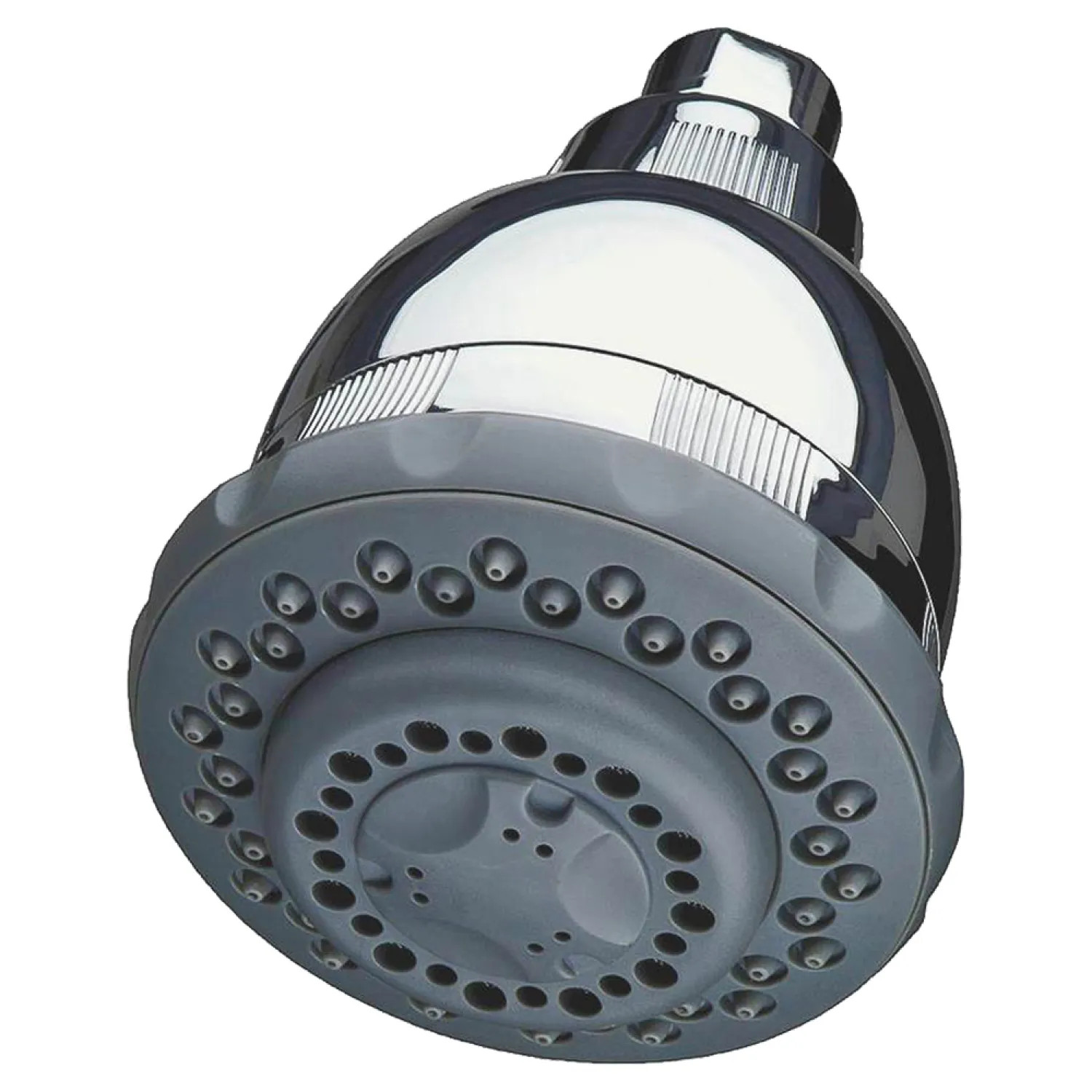 Culligan WSH-C125 Culligan Wall-Mount Shower Head for WHR-140, Round, Filtered, 5 Spray Settings, 1.8 GPM, Anti-Clog Rubber Nozzles, Chrome - WSH-C125
