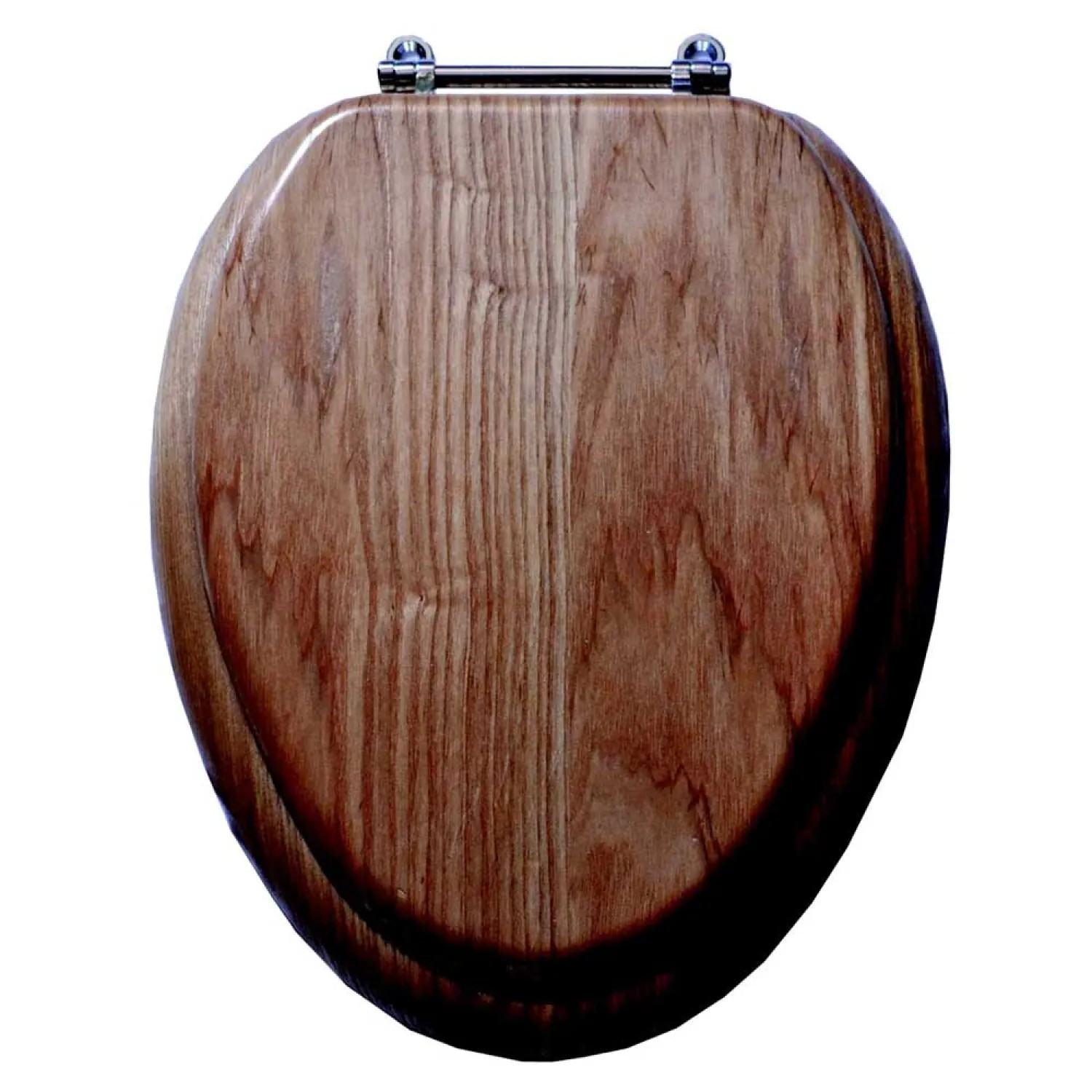 Mintcraft T-19WO-3L-C MintCraft T-19WO-3L-C Toilet Seat, 19 in W, Wood
