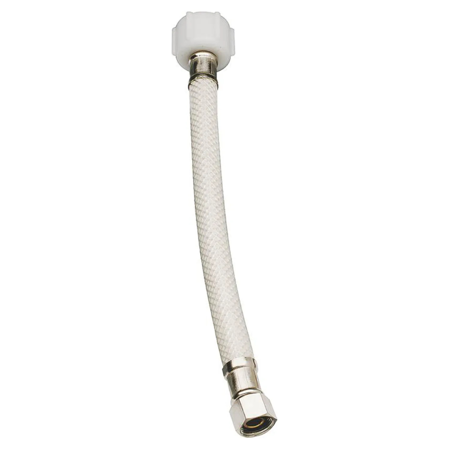 Plumb Pak PP23872 Plumb Pak PP23872 E-Z Toilet Supply Tube With Flag Label, 3/8 in Compression X 7/8 in Ballcock, 20 in L, Vinyl