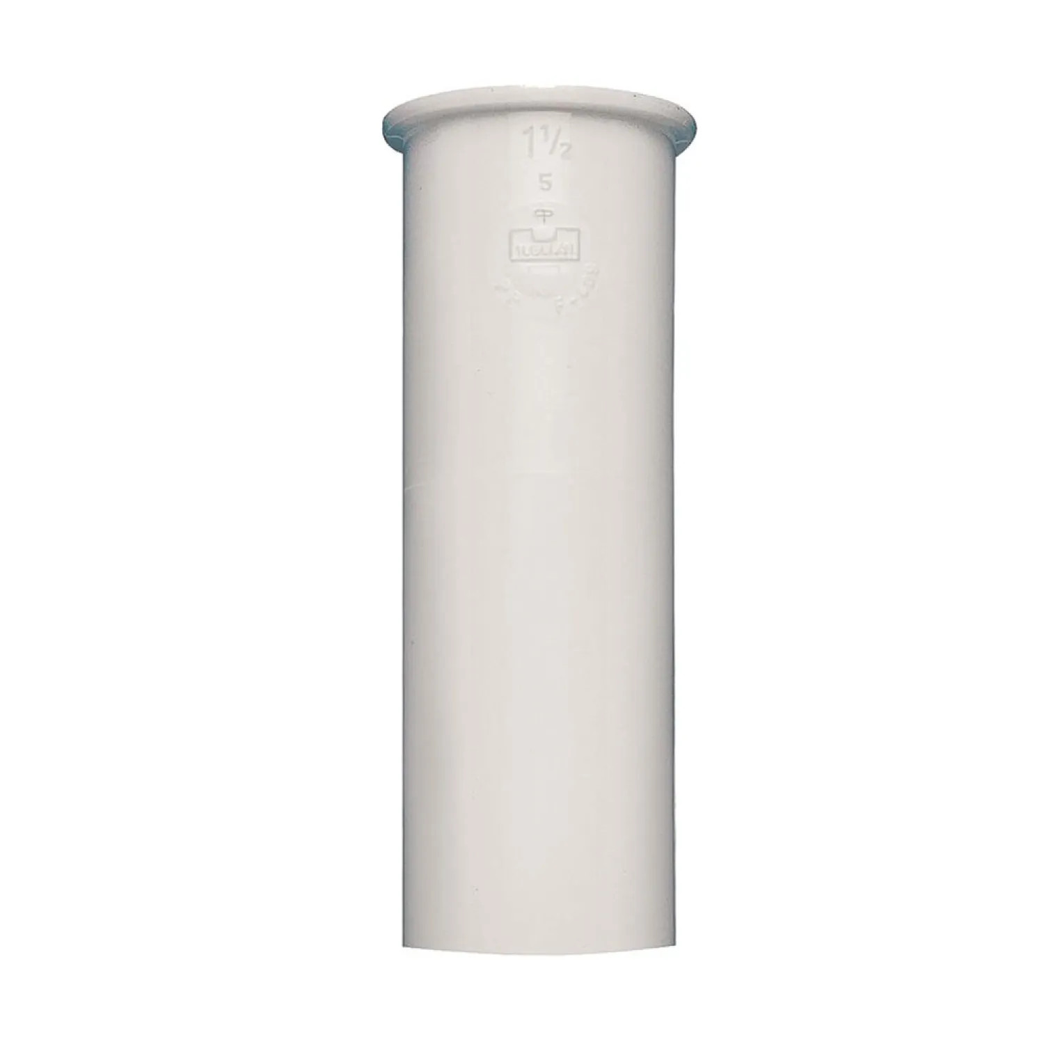 Plumb Pak PP10-4W Plumb Pak PP10-4W Sink Tailpiece, 1-1/2 in Dia X 4 in L, Flanged, PVC, White