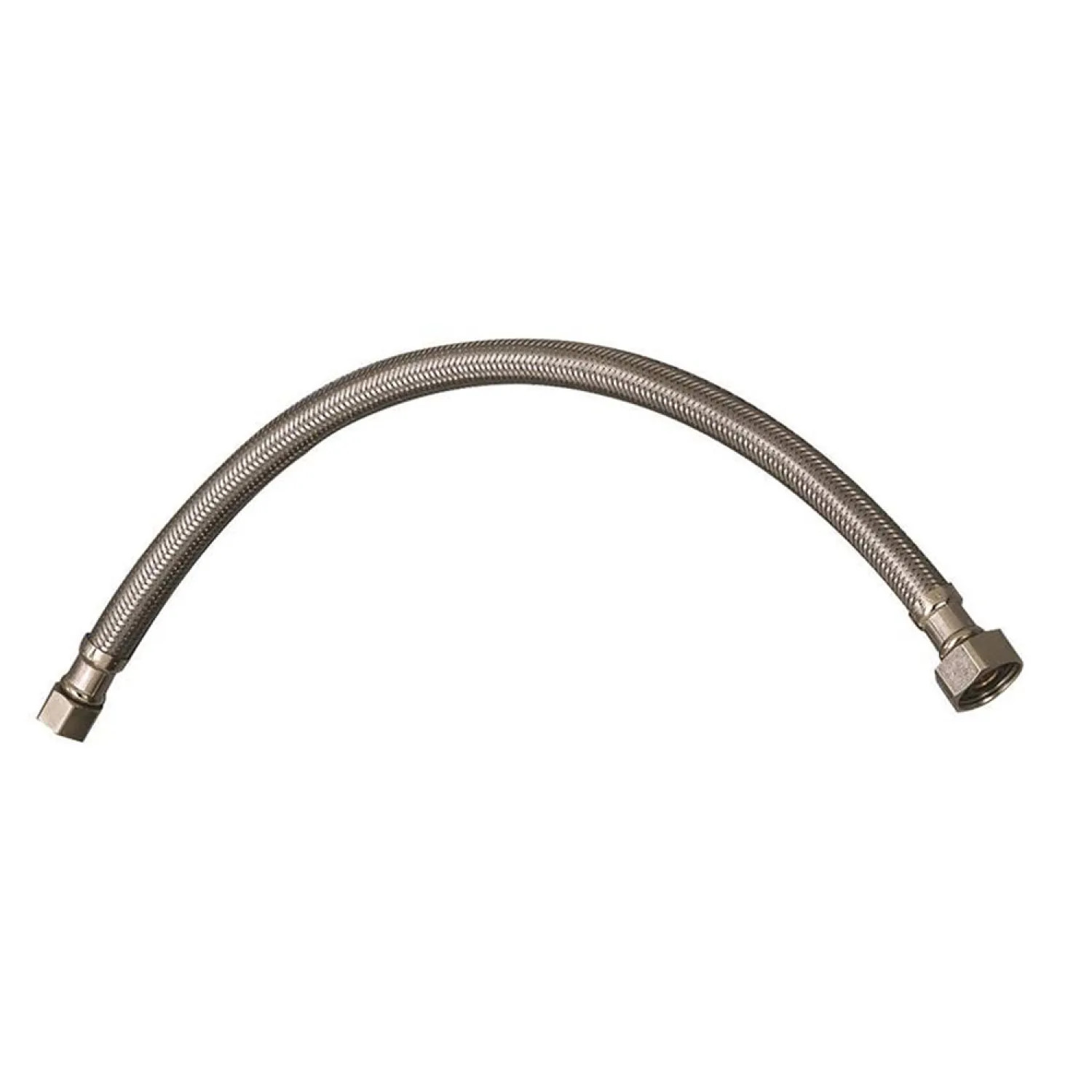 Plumb Pak PP23802 Plumb Pak PP23802 Faucet Supply Tube, 3/8 X 1/2 in, Compression X FIP, 16 in L, Stainless Steel