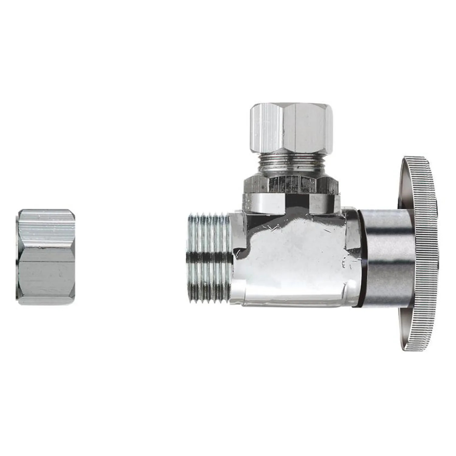 Plumb Pak PP32-1PCLF Plumb Pak PP32-1PCLF 1/4 Turn Transitional Angle Supply Line Valve, 1/2 x 3/8 in, Nominal CPVC X Tube, CPVC Body