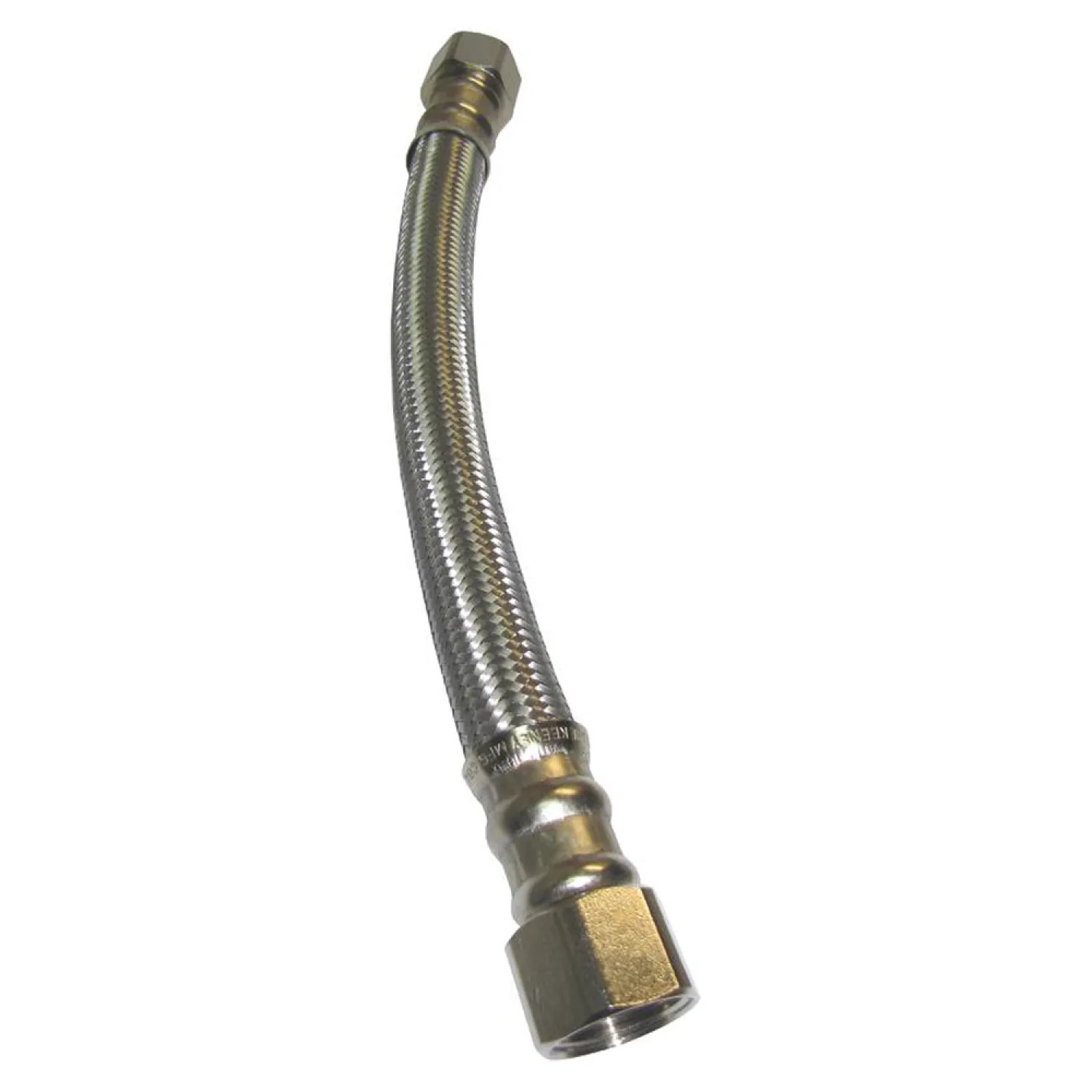 Plumb Pak PP888-1LF Plumb Pak PP888-1LF Water Heater Connector, 3/4 in, FIP, 12 in L, Stainless Steel