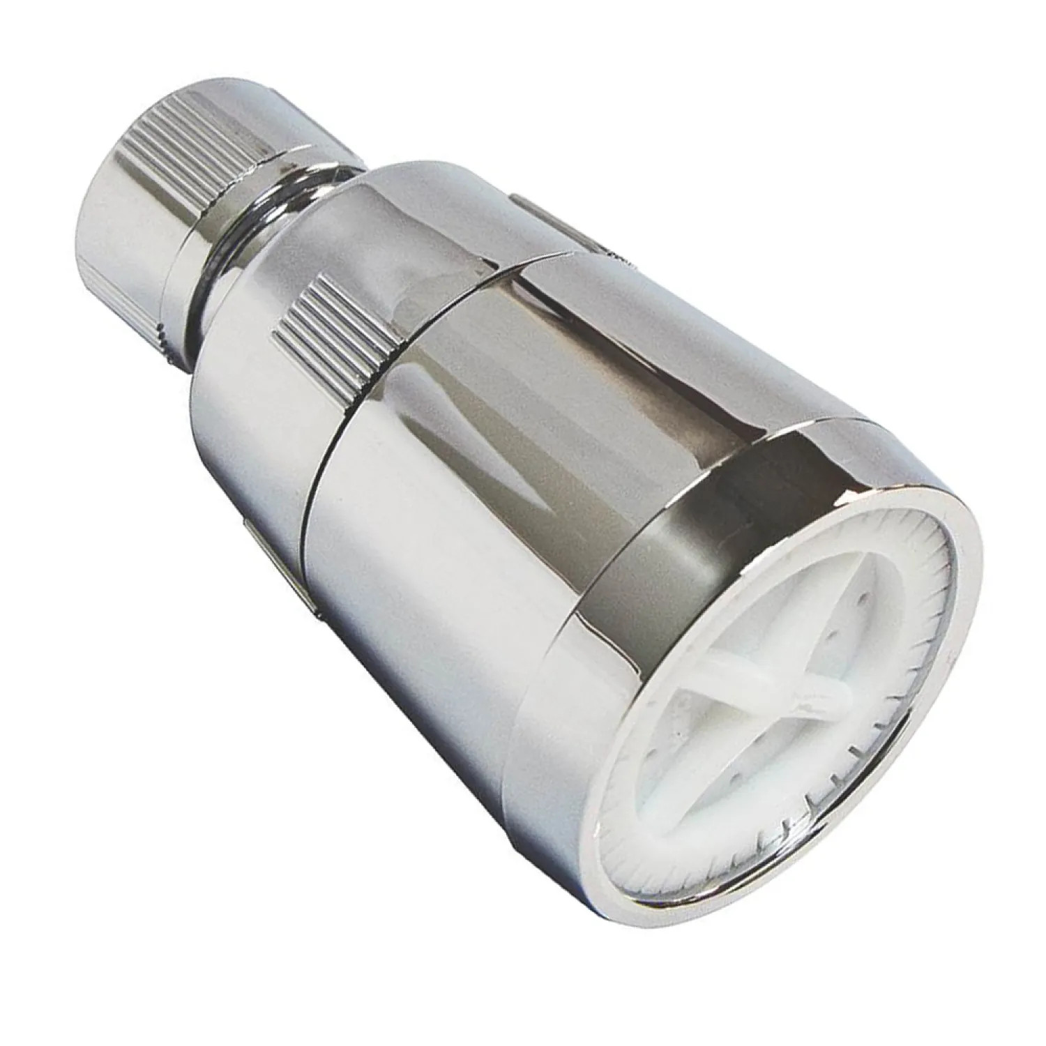 Plumb Pak PP825-3 Plumb Pak Water Saver Economy Showerhead, 2.5 GPM Flow Rate, 1/2in Connection, Round, Plastic Construction, Chrome - PP825-3