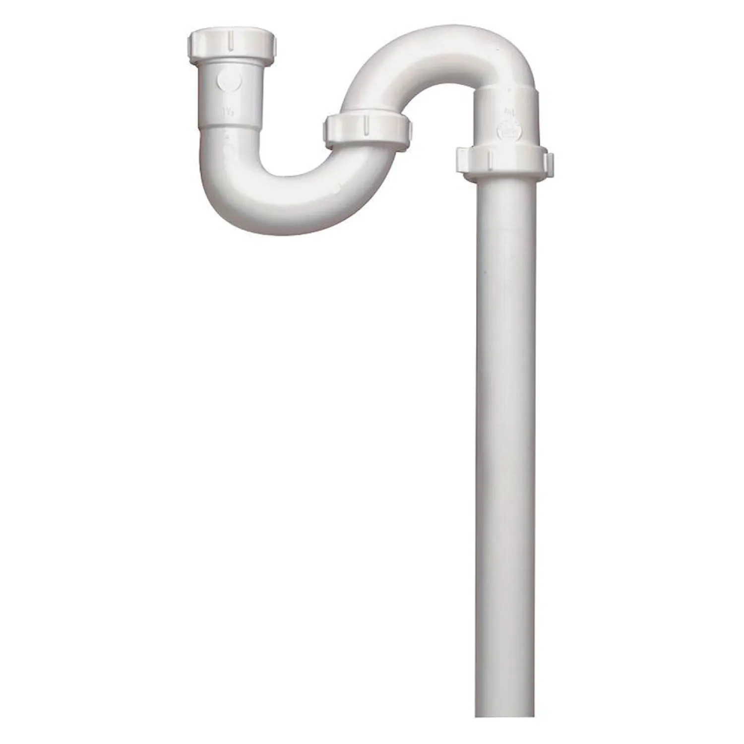 Plumb Pak PP66-3W PlumbPak PP66-3W S-Trap, 1-1/2 in, Plastic
